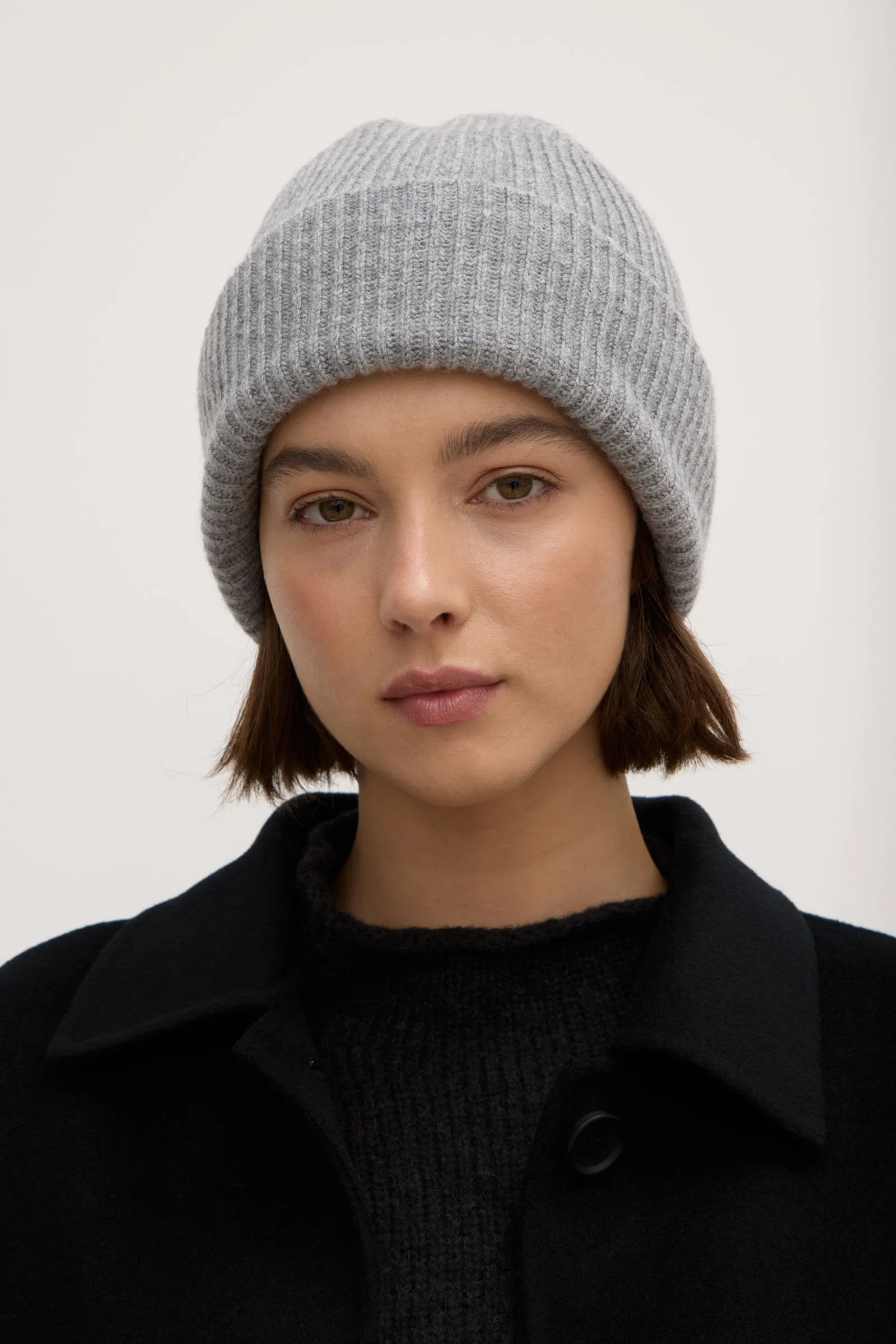 Wool Cashmere Rib Beanie sold by Assembly Label product image thumbnail 2