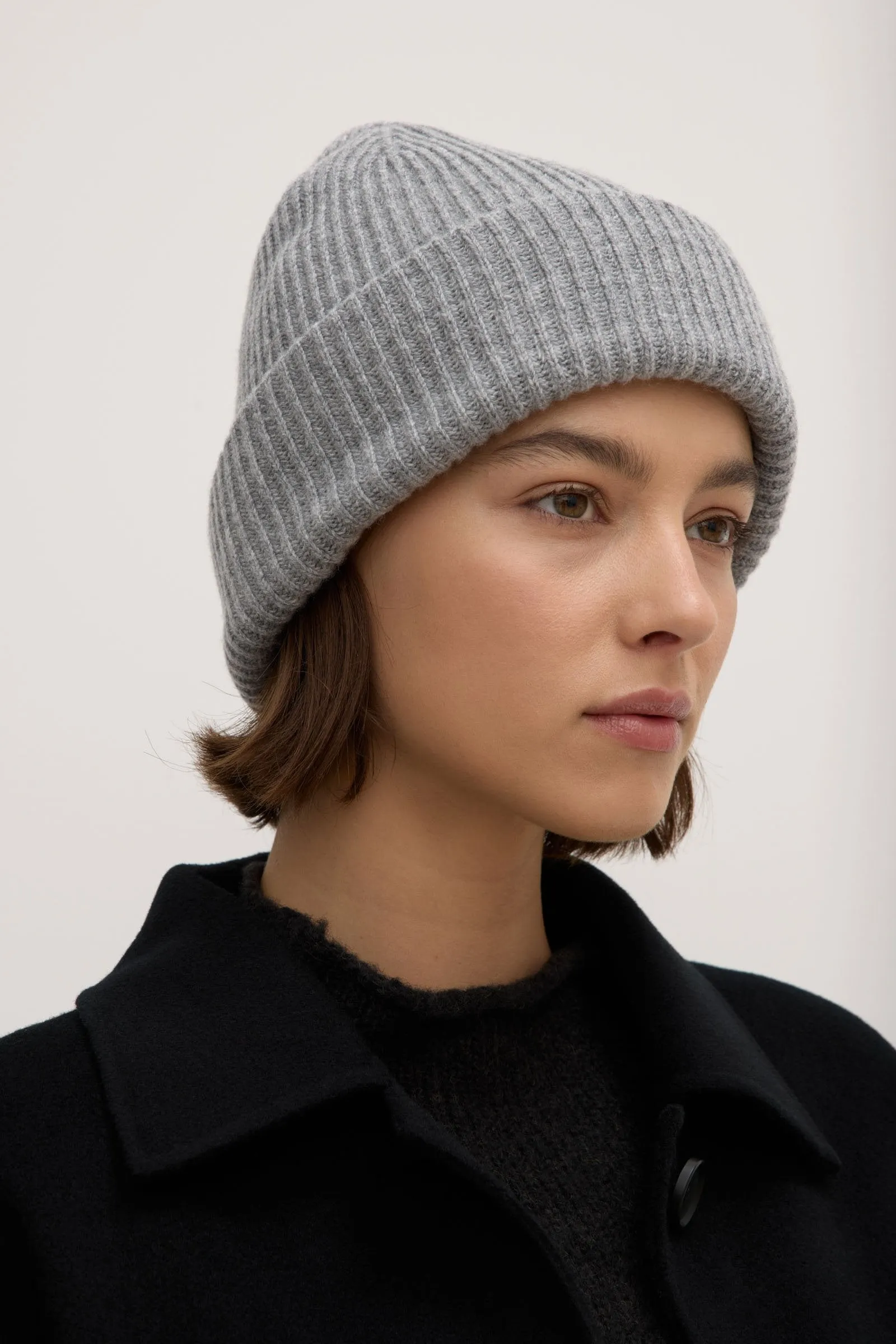 Wool Cashmere Rib Beanie sold by Assembly Label product image thumbnail 5