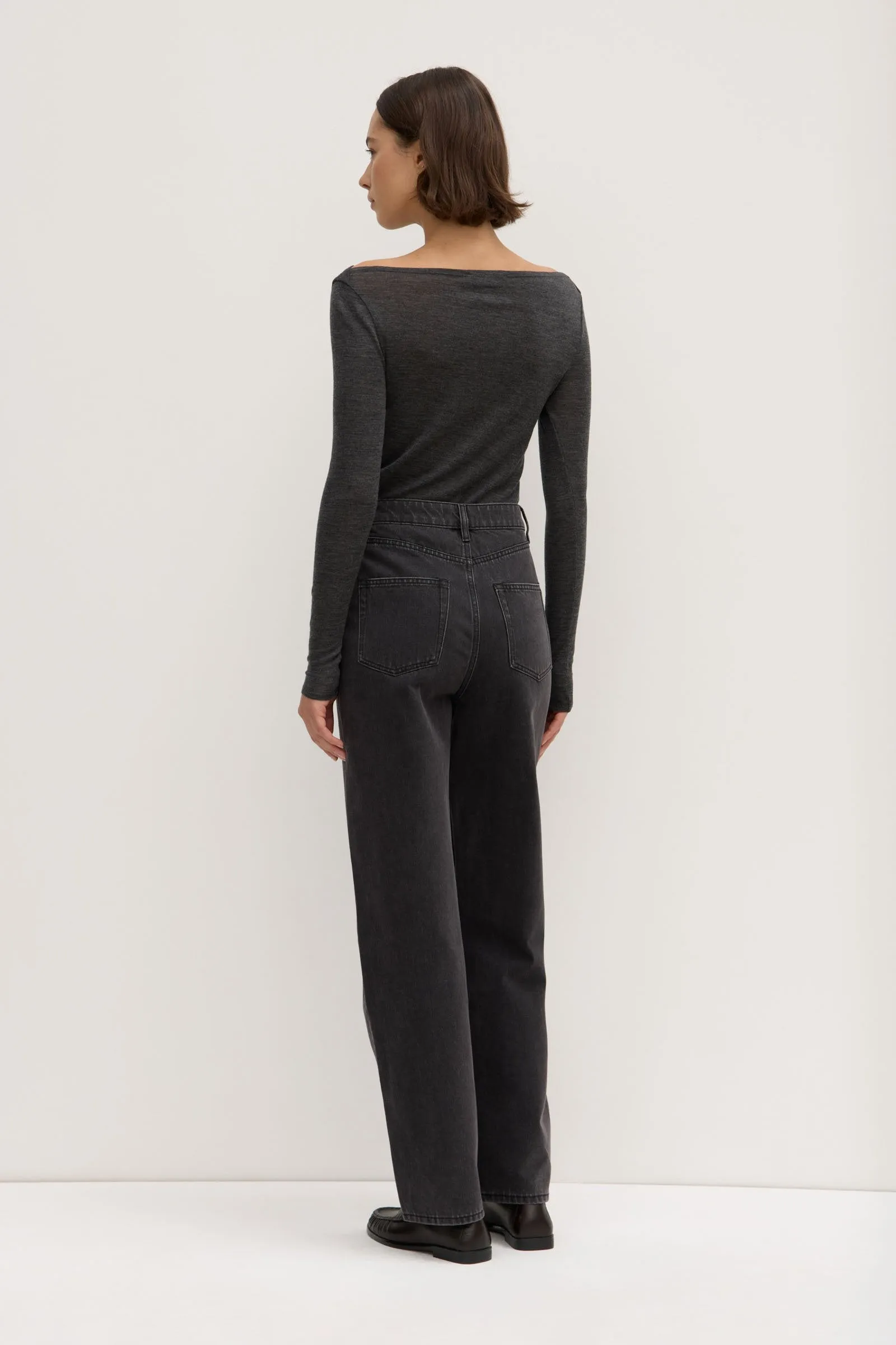 High Waist Straight Jean sold by Assembly Label product image thumbnail 4