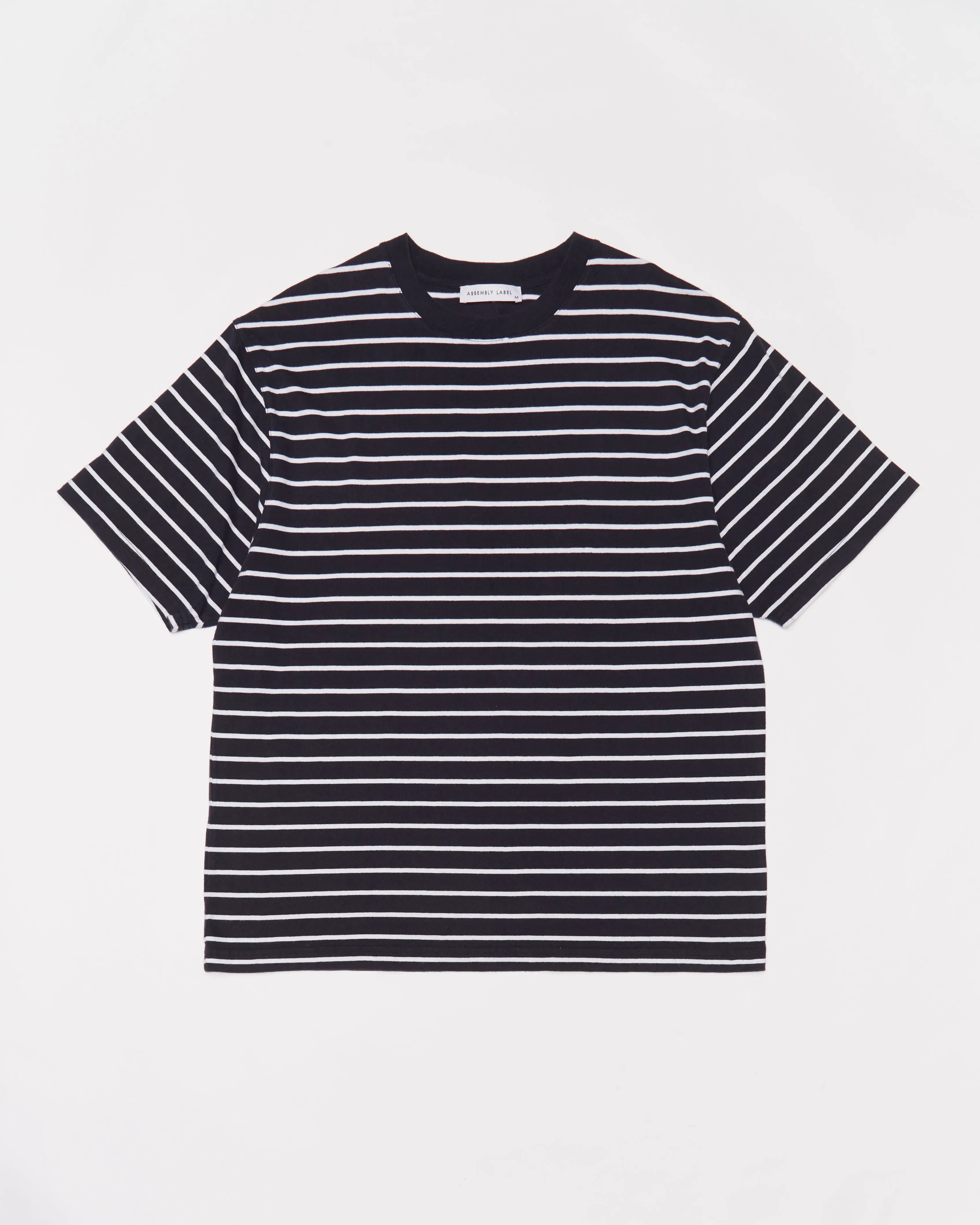Re-Worn Mens Organic Cotton Stripe Tee sold by Assembly Label