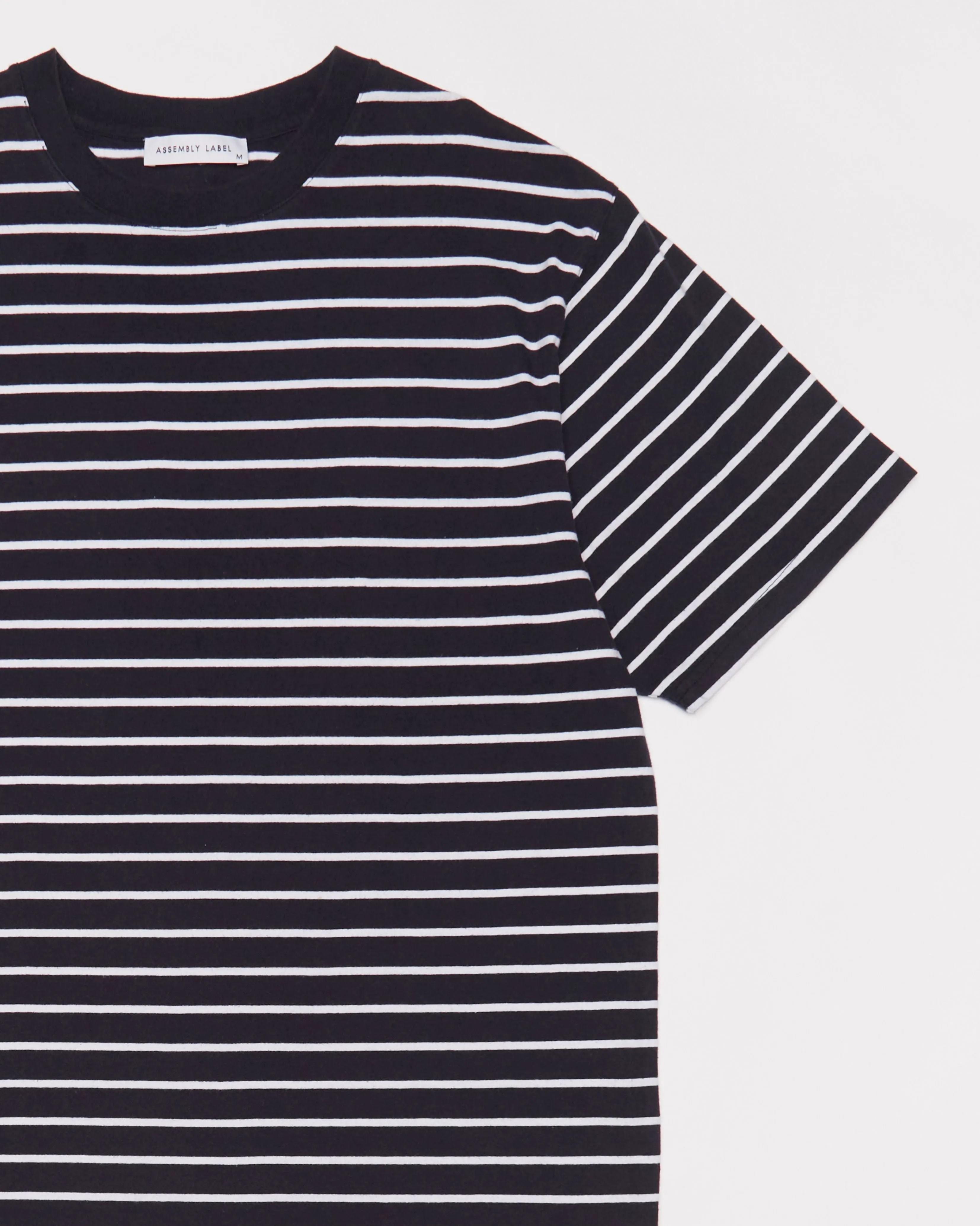 Re-Worn Mens Organic Cotton Stripe Tee sold by Assembly Label product image thumbnail 2