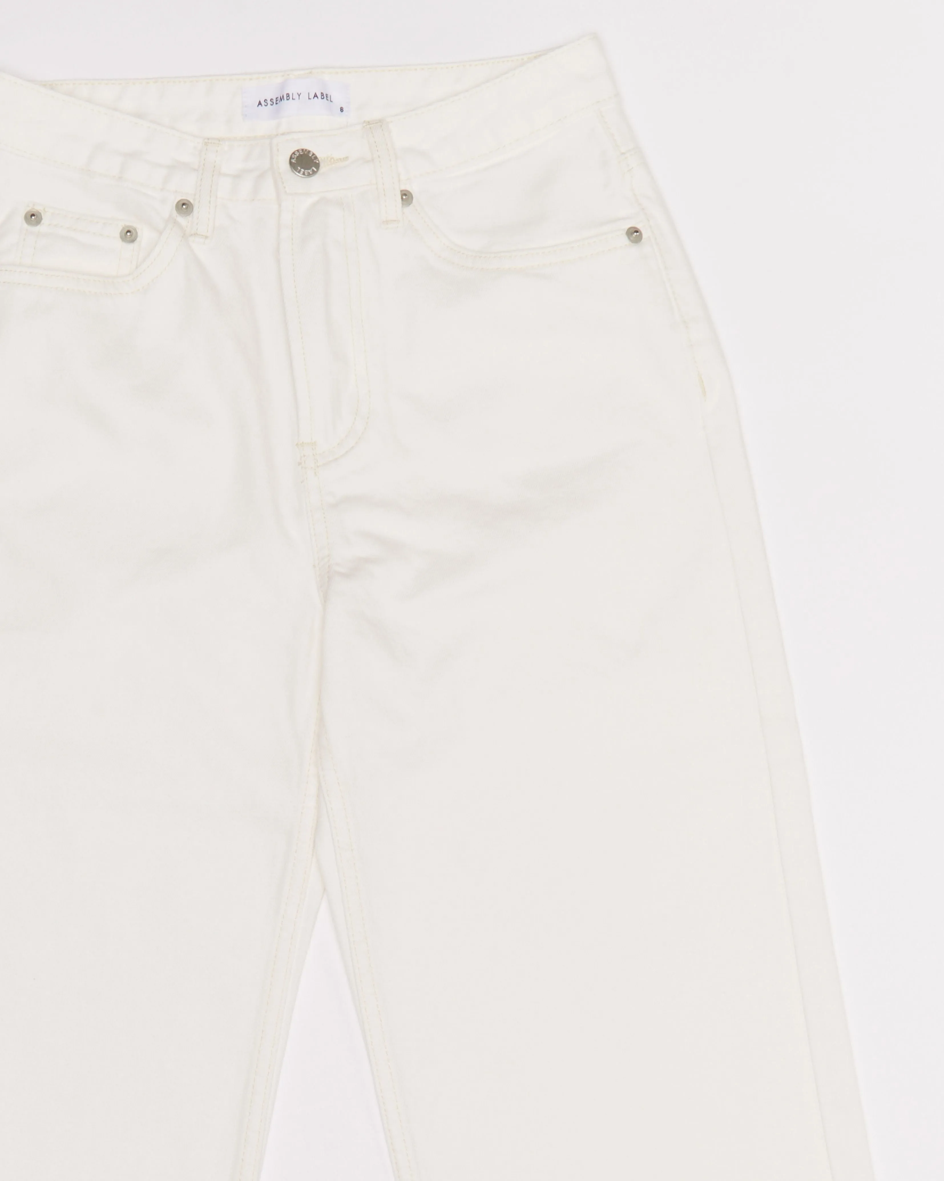 Re-Worn Women Cotton Denim Wide Leg Jean sold by Assembly Label product image thumbnail 2