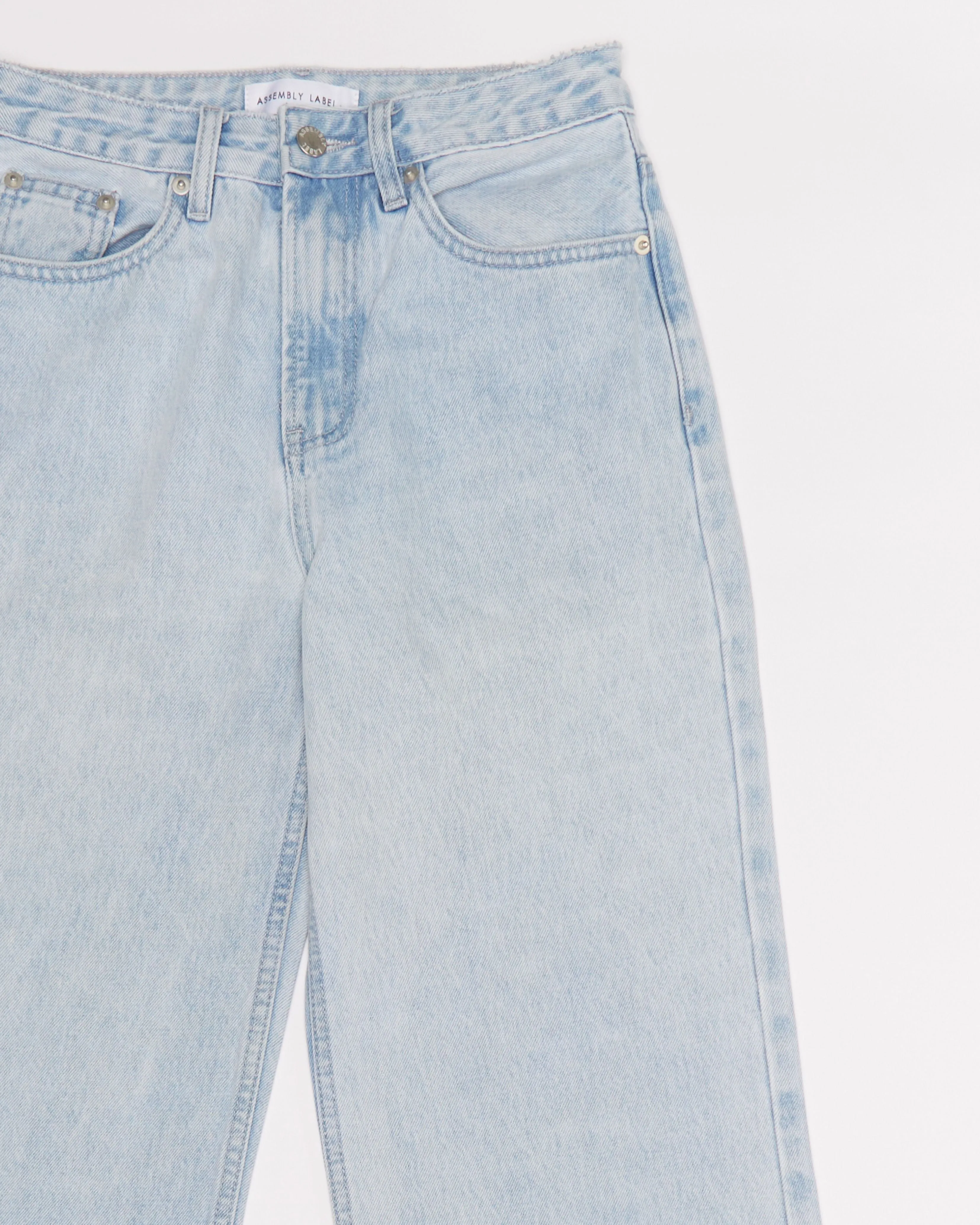 Re-Worn Women Cotton Denim Wide Leg Jean sold by Assembly Label product image thumbnail 2