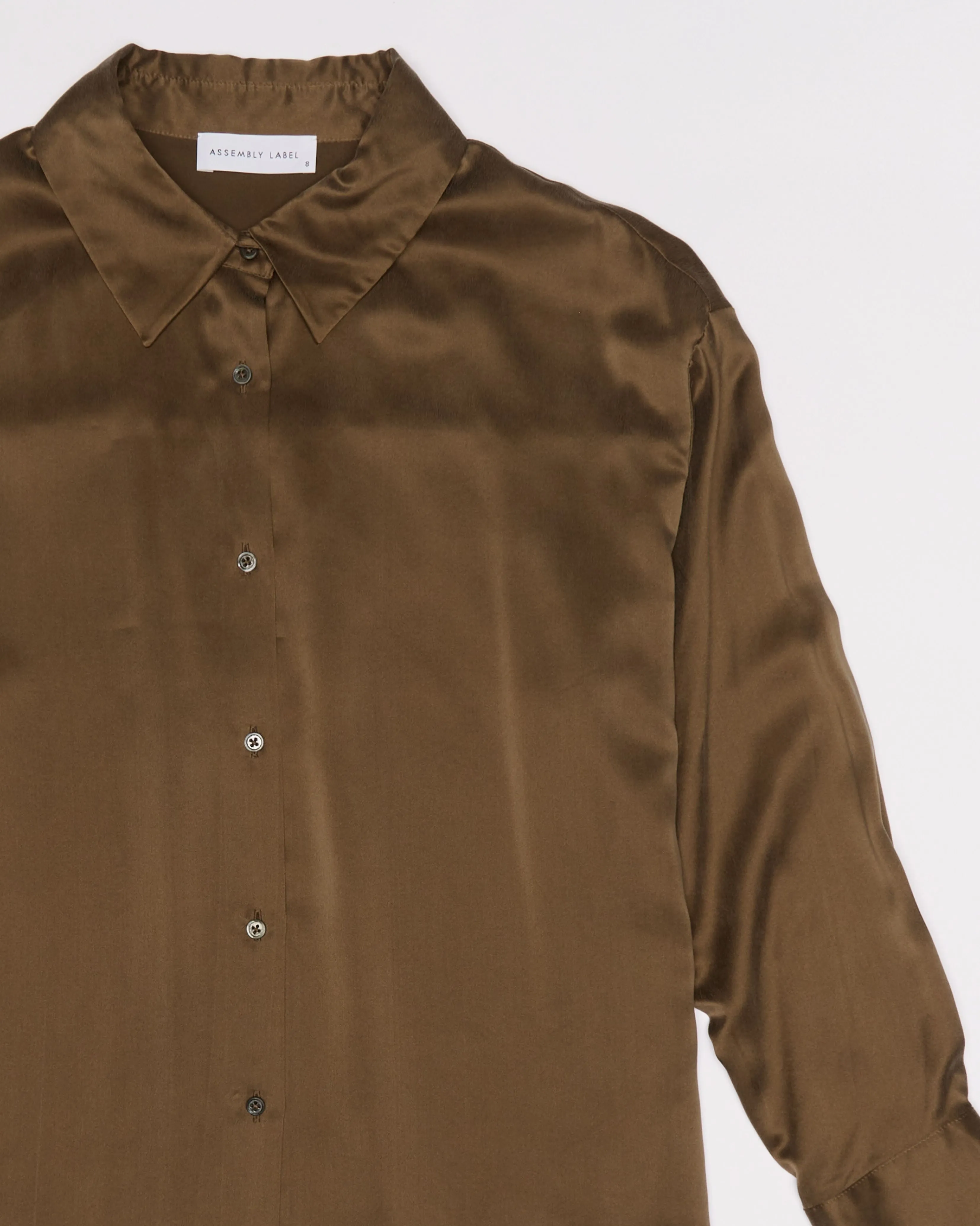 Re-Worn Womens Silk Long Sleeve Shirt sold by Assembly Label product image thumbnail 2