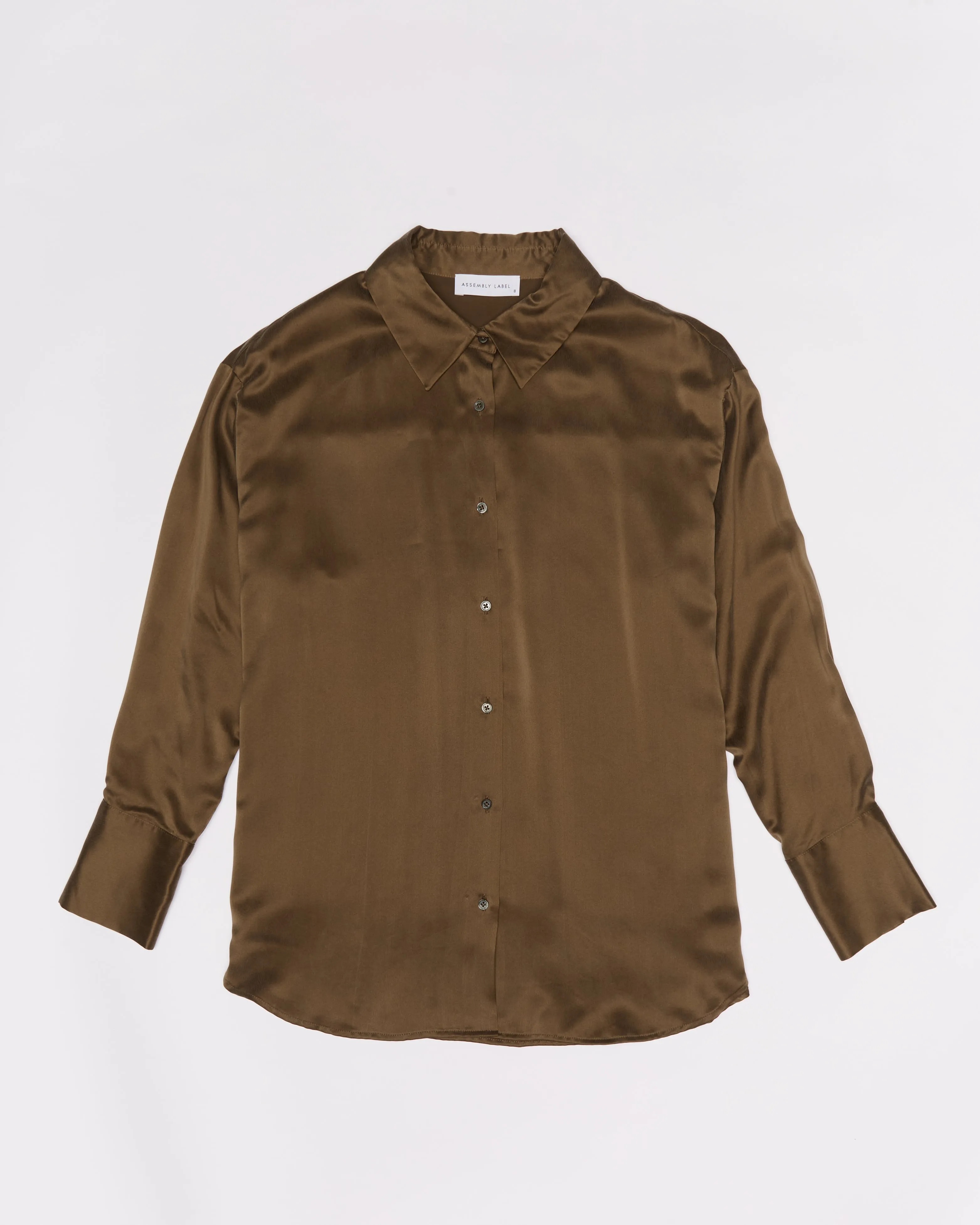 Re-Worn Womens Silk Long Sleeve Shirt sold by Assembly Label