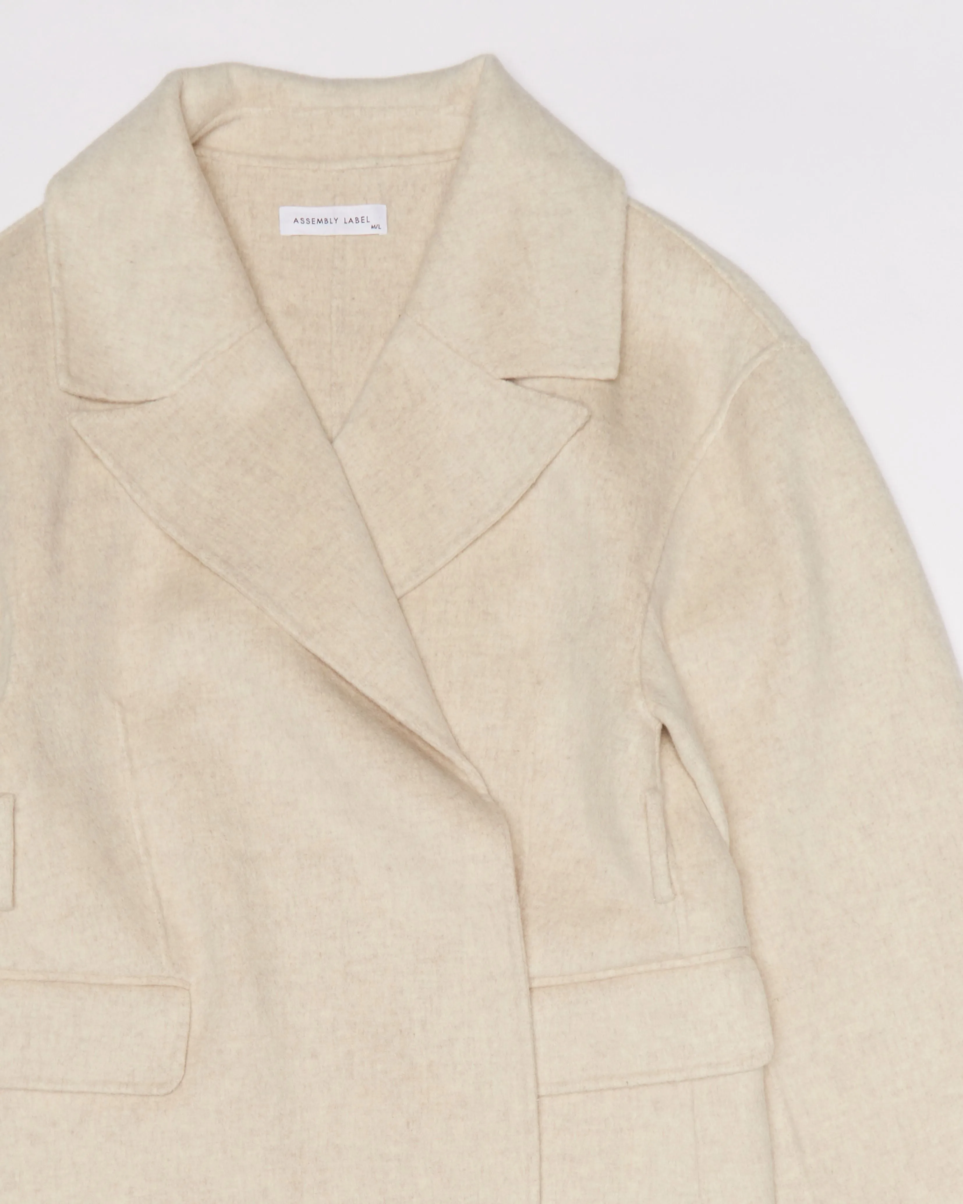Re-Worn Wool Textured Coat sold by Assembly Label product image thumbnail 2