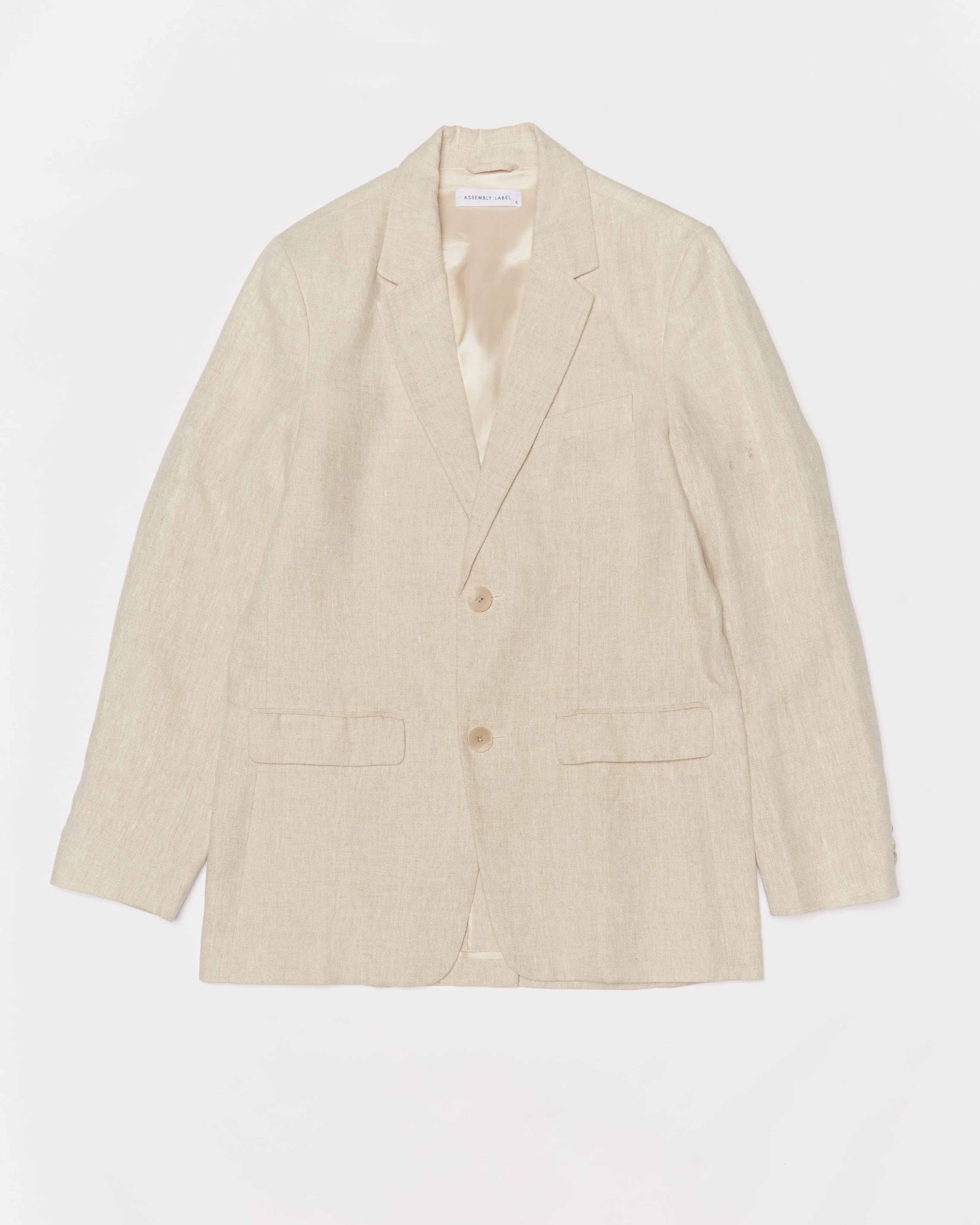 Re-Worn Mens Linen Jacket sold by Assembly Label