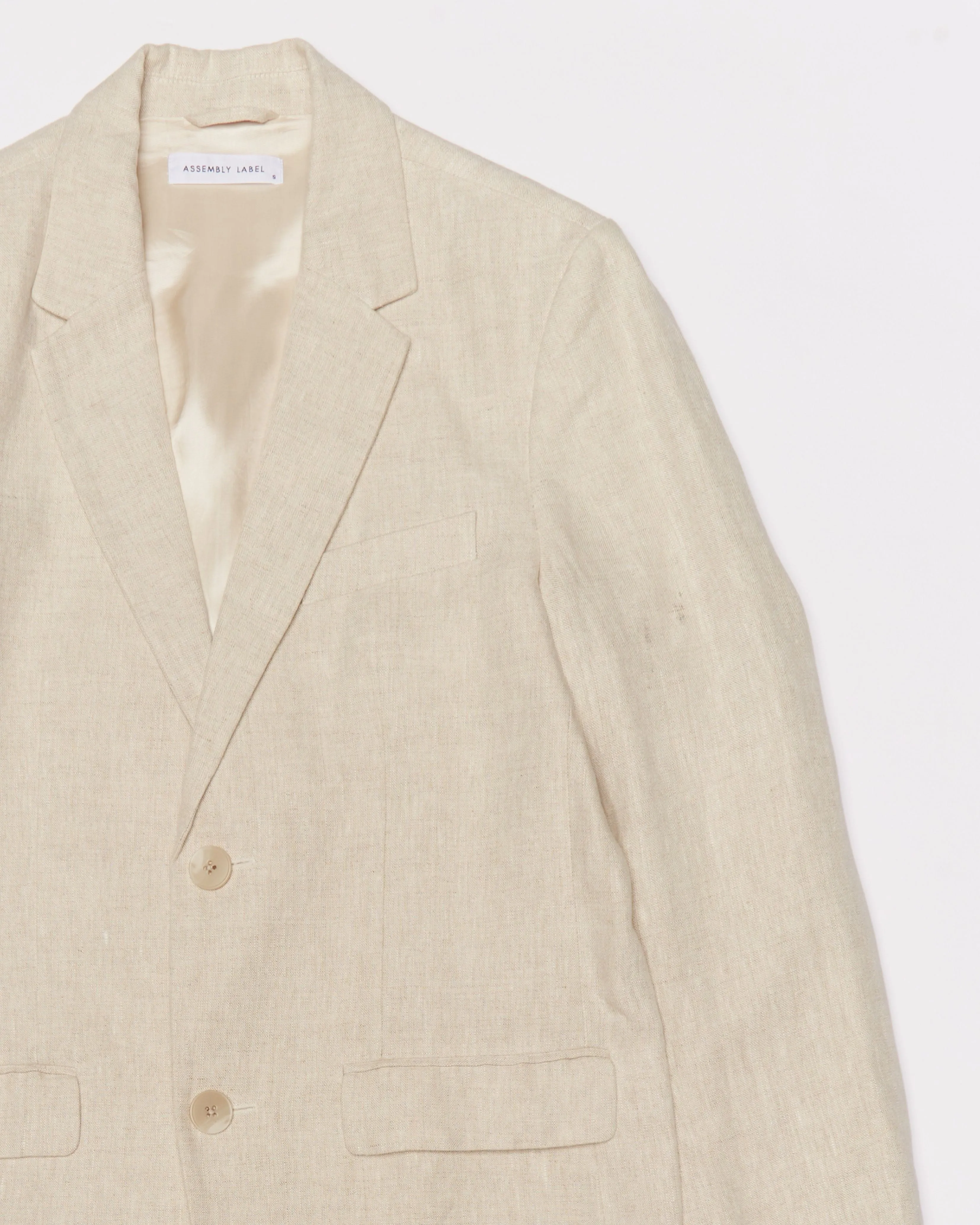 Re-Worn Mens Linen Jacket sold by Assembly Label product image thumbnail 2