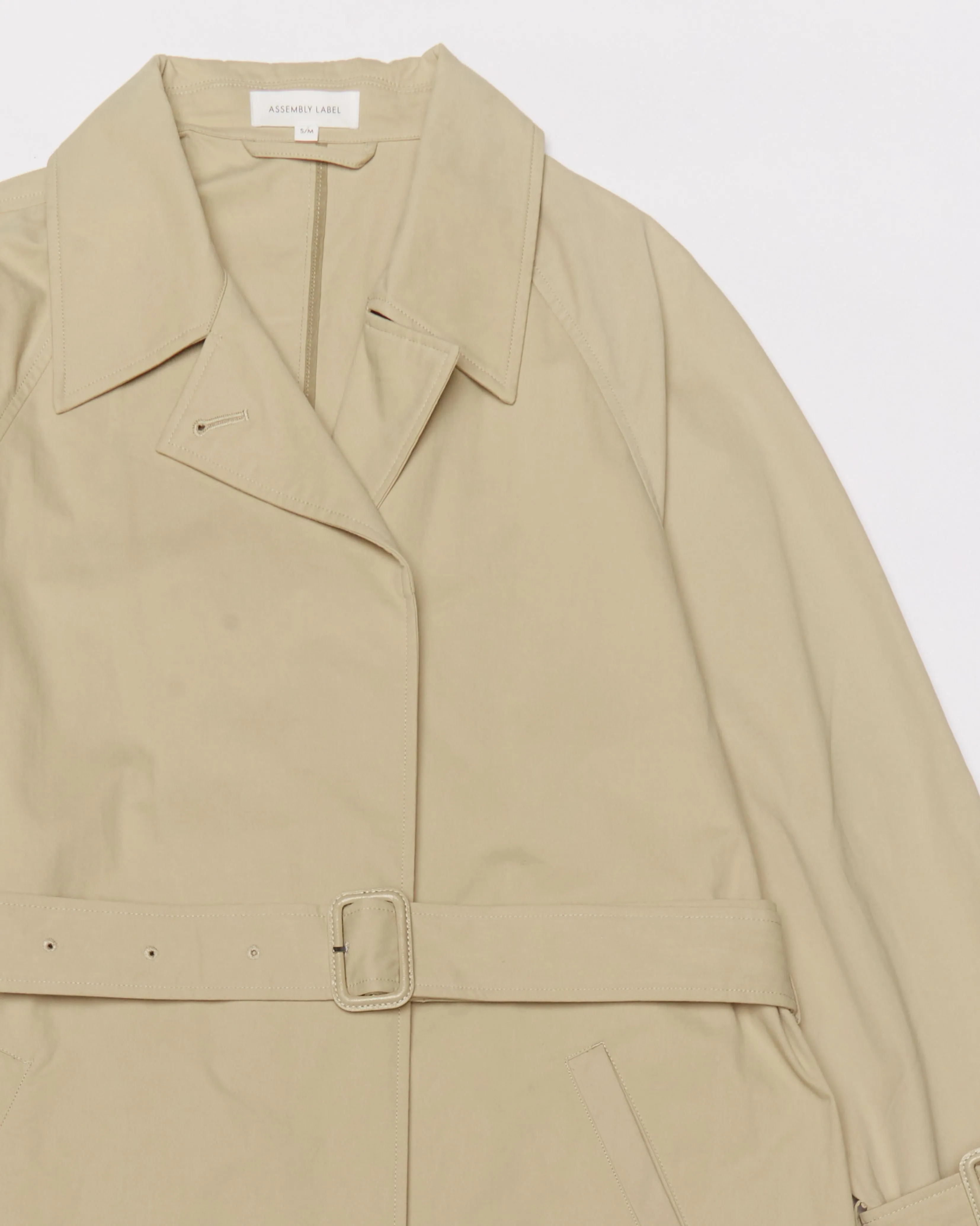 Re-Worn Womens Cotton Trench sold by Assembly Label product image thumbnail 2