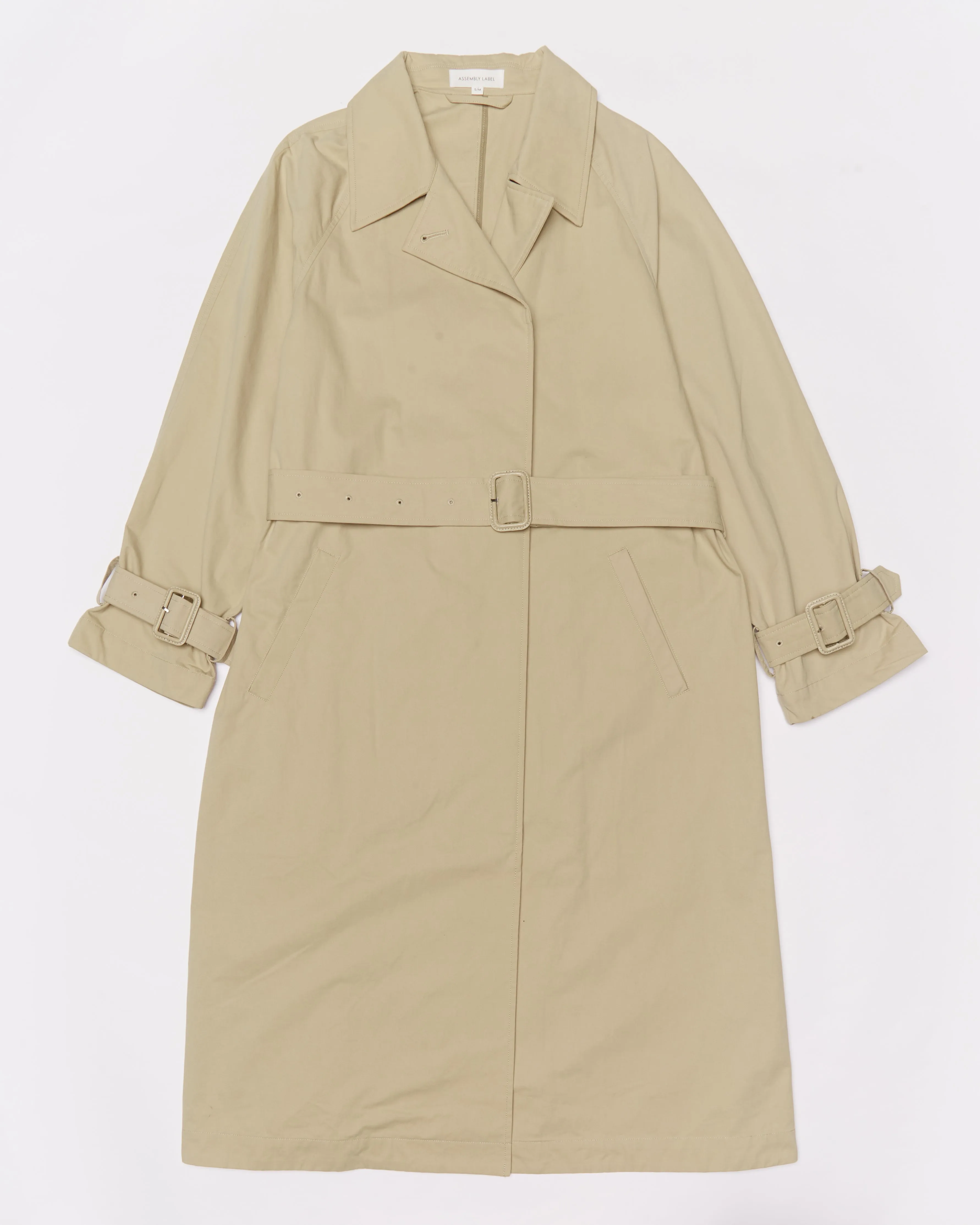 Re-Worn Womens Cotton Trench sold by Assembly Label