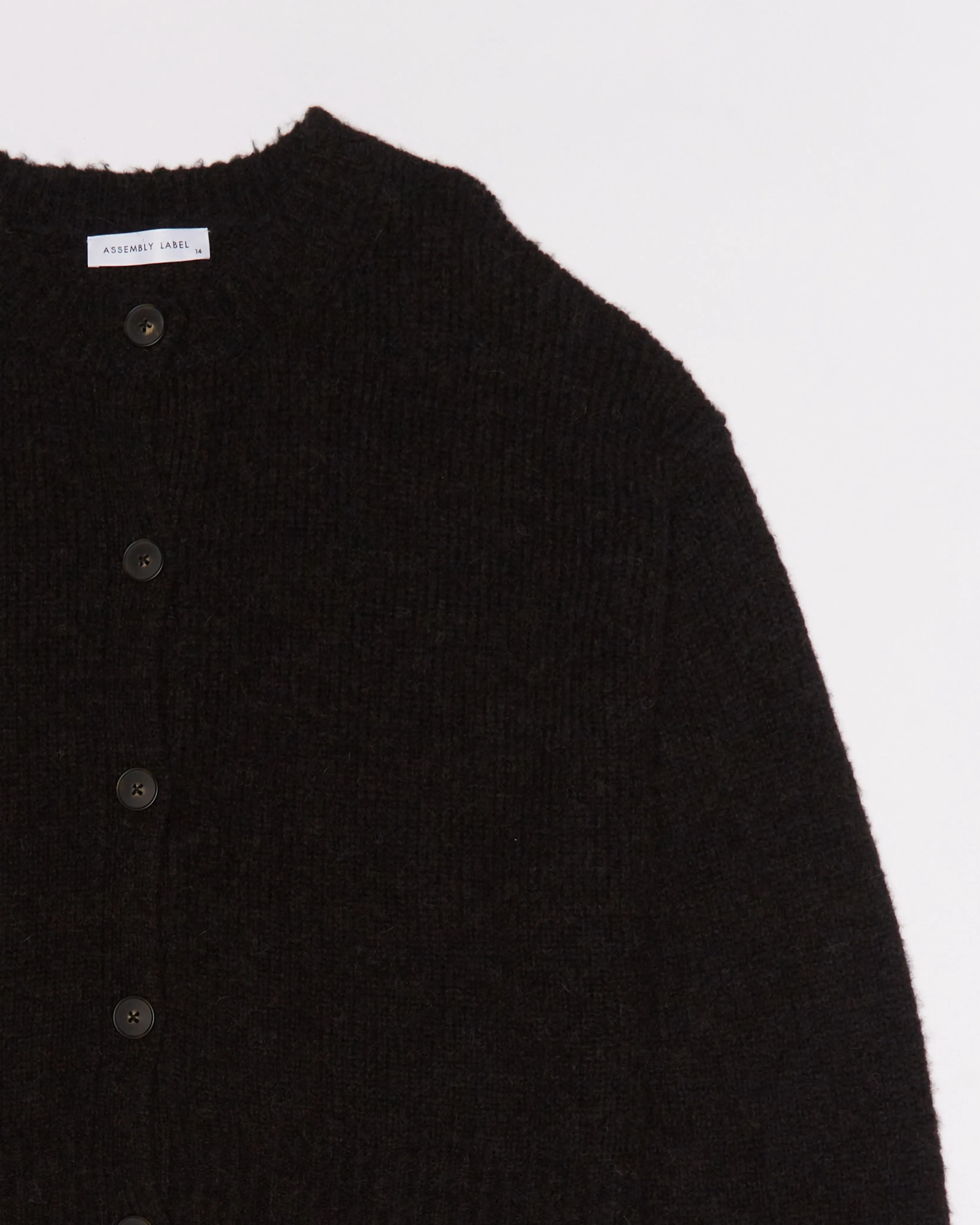 Re-Worn Womens Wool Blend Textured Cardigan sold by Assembly Label product image thumbnail 2