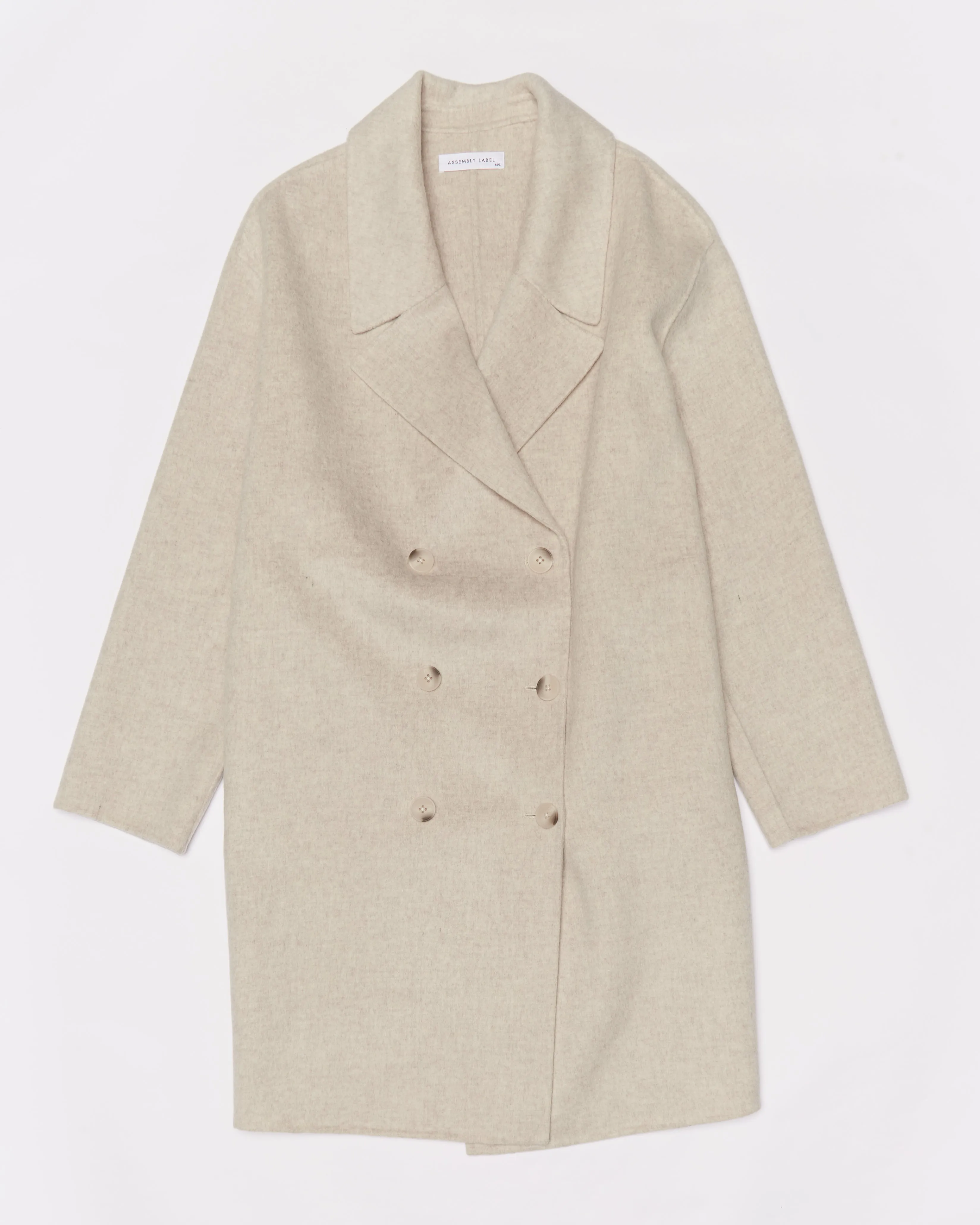 Re-Worn Womens Wool Textured Coat sold by Assembly Label