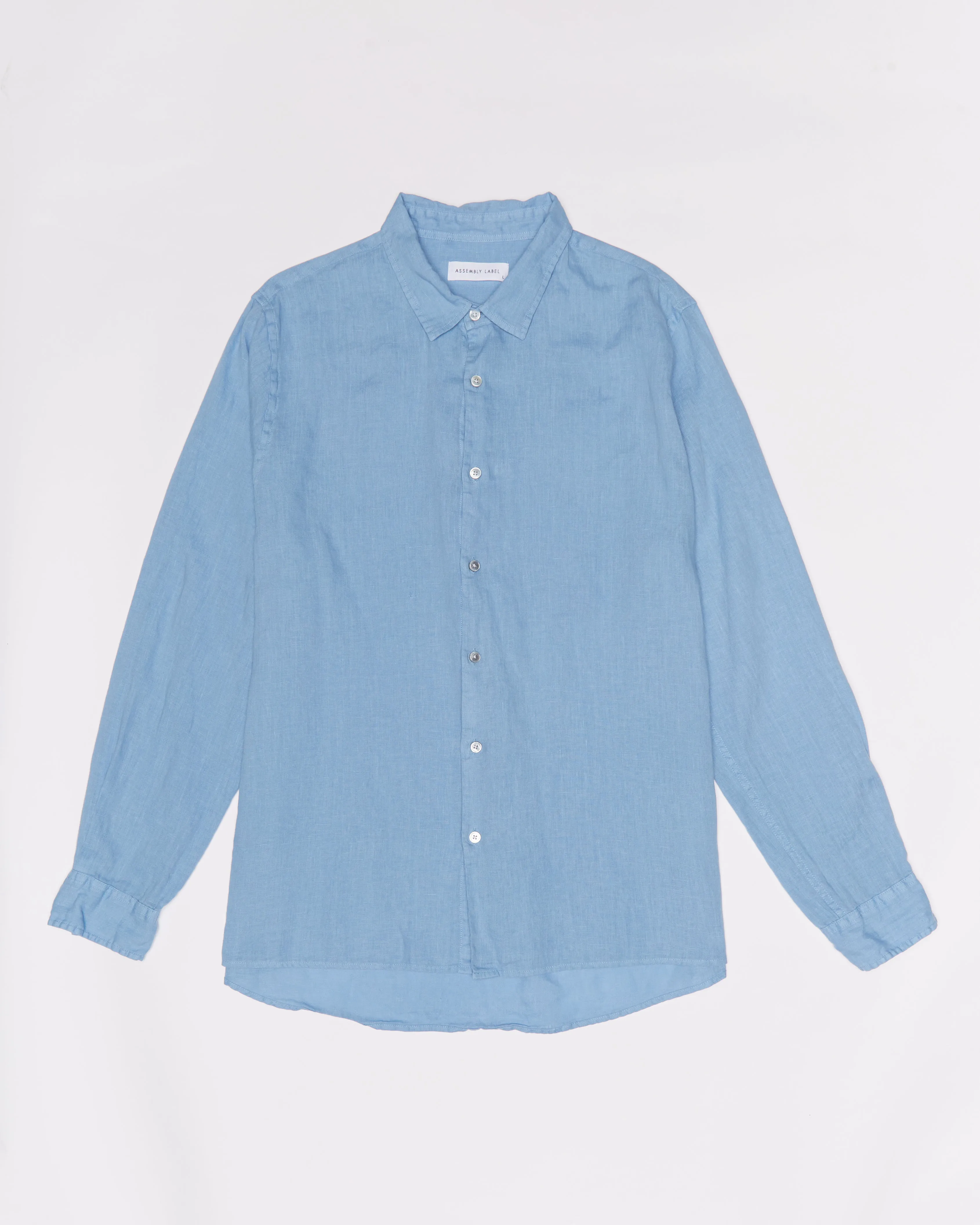 Re-Worn Mens Linen Long Sleeve Shirt sold by Assembly Label