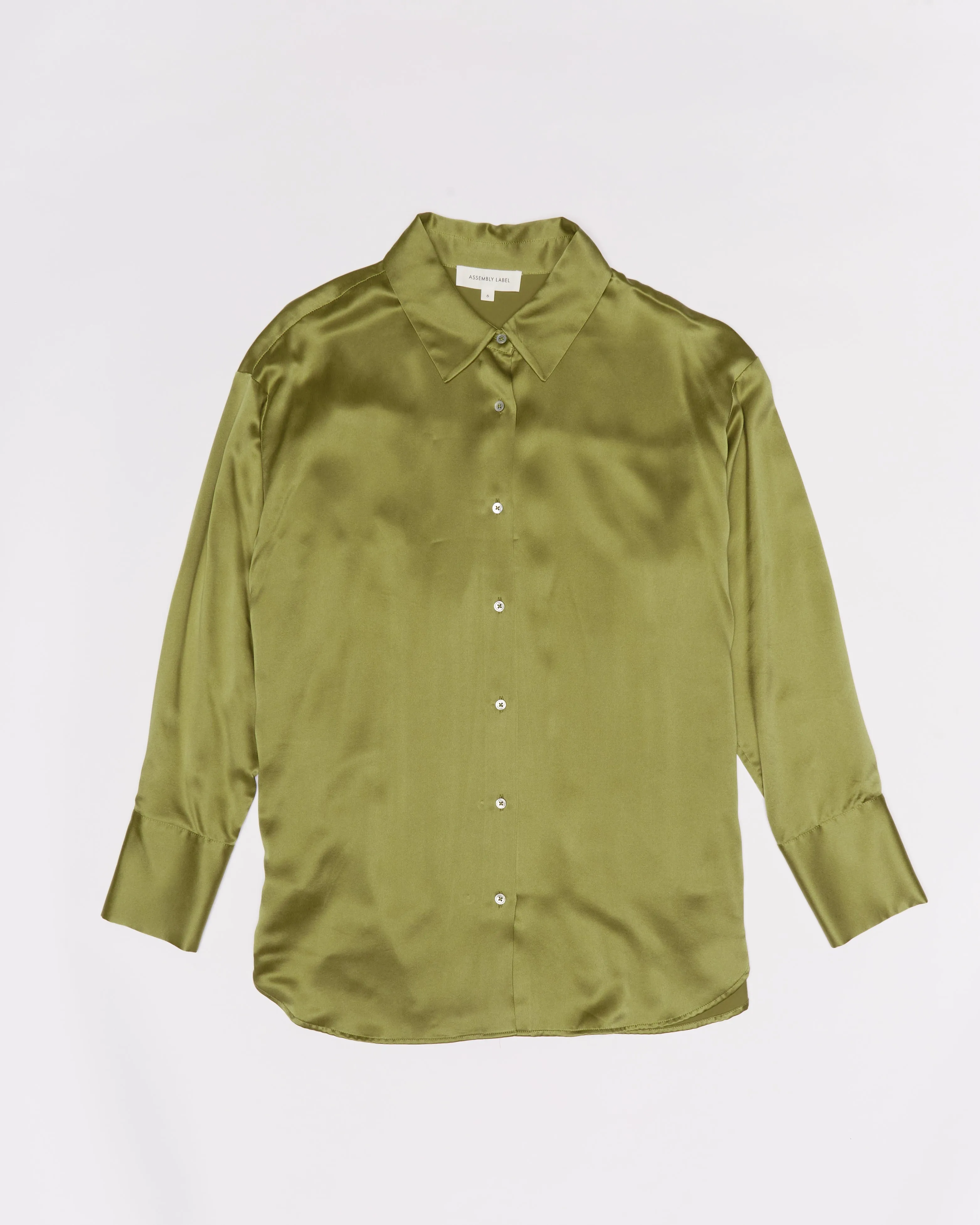 Re-Worn Womens Silk Long Sleeve Shirt sold by Assembly Label