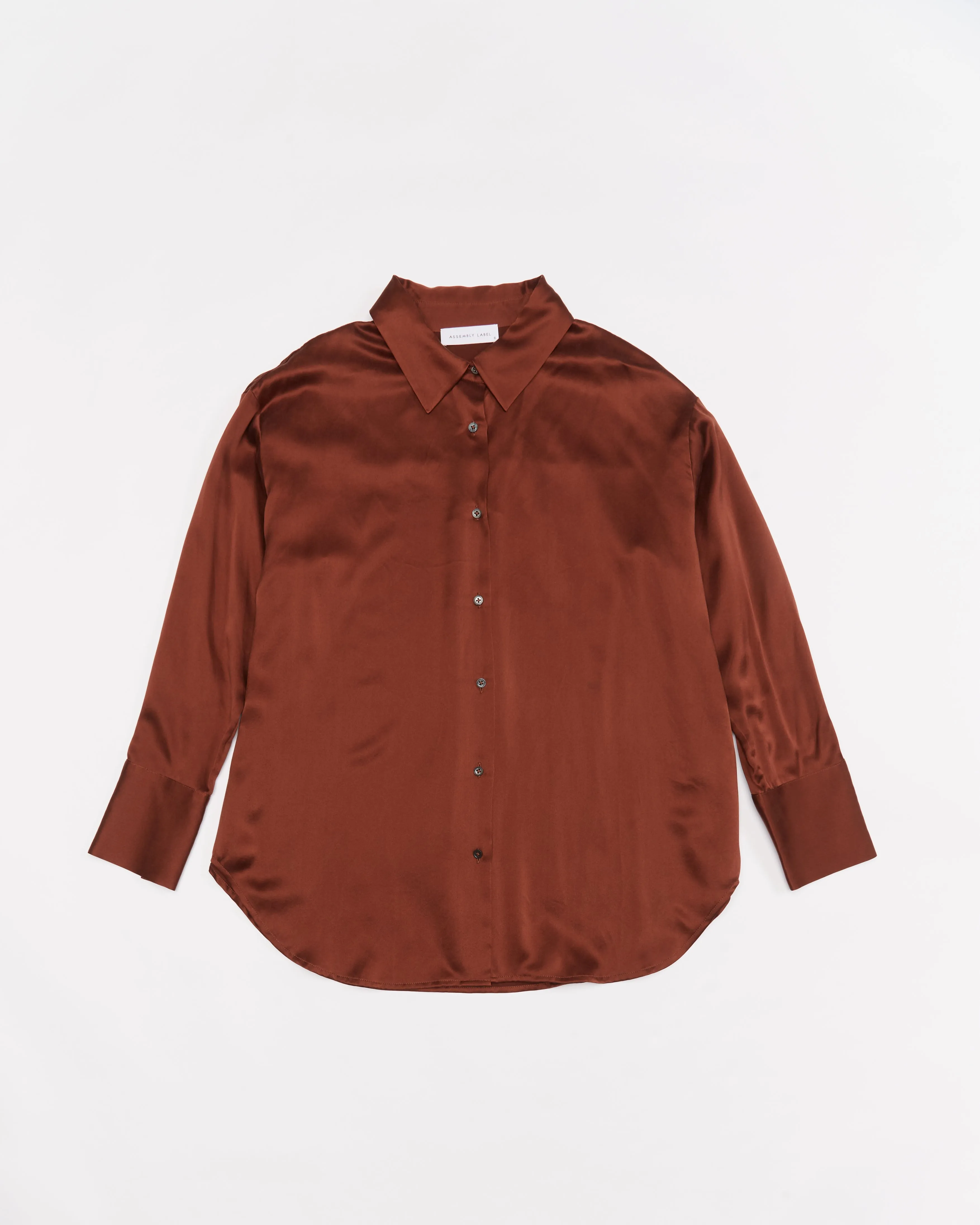 Re-Worn Womens Silk Long Sleeve Shirt sold by Assembly Label