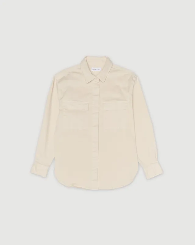 Re-Worn Womens Cotton Blend Long Sleeve Shirt sold by Assembly Label