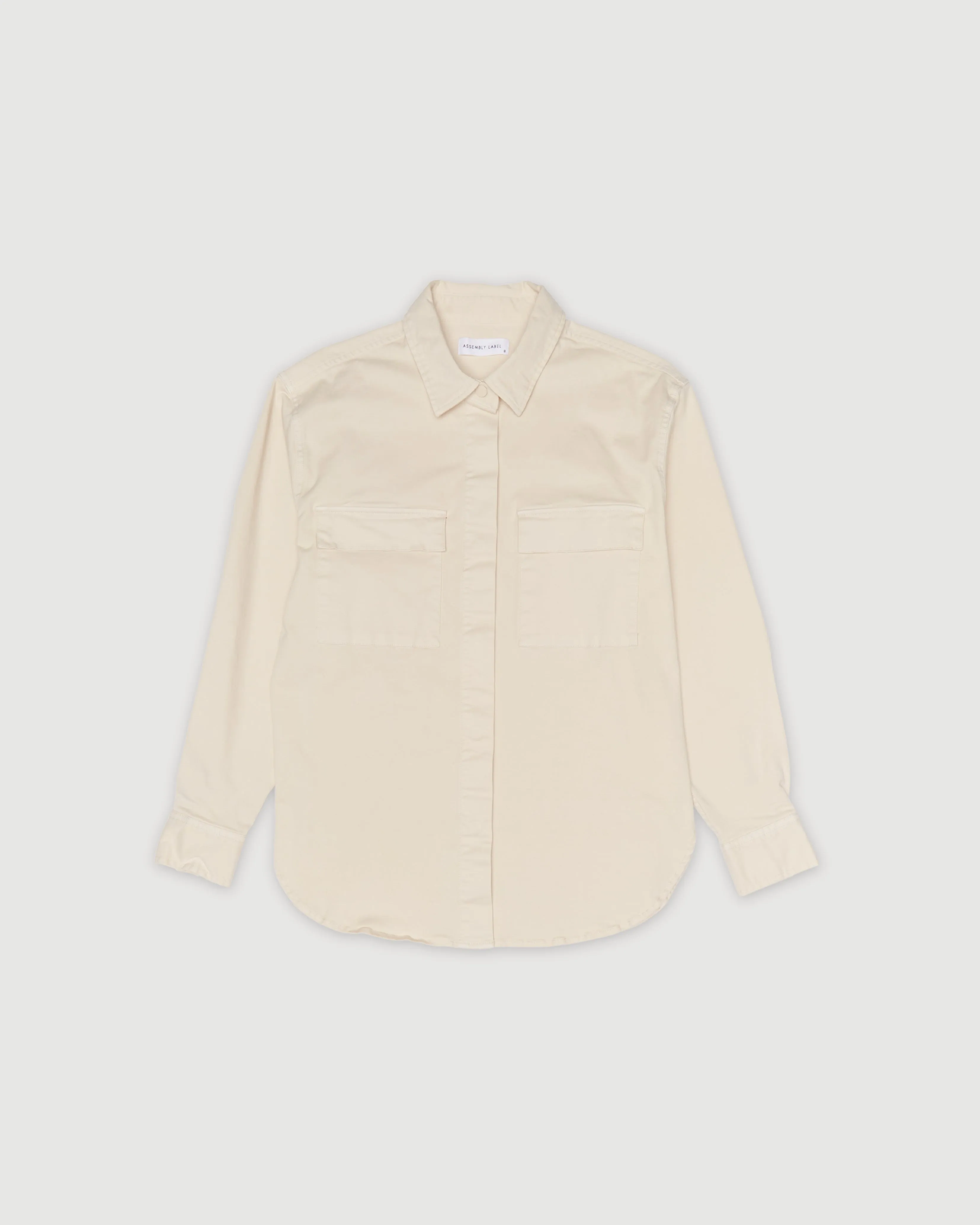 Re-Worn Womens Cotton Blend Long Sleeve Shirt sold by Assembly Label