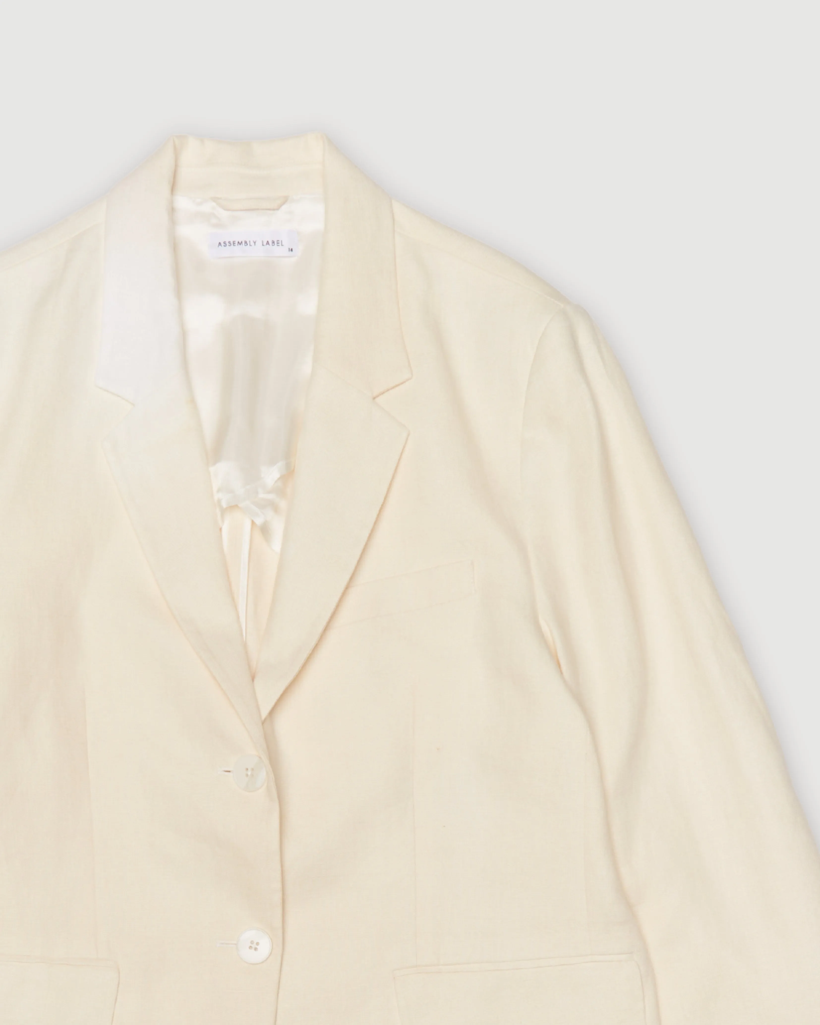 Re-Worn Linen Jacket sold by Assembly Label product image thumbnail 2