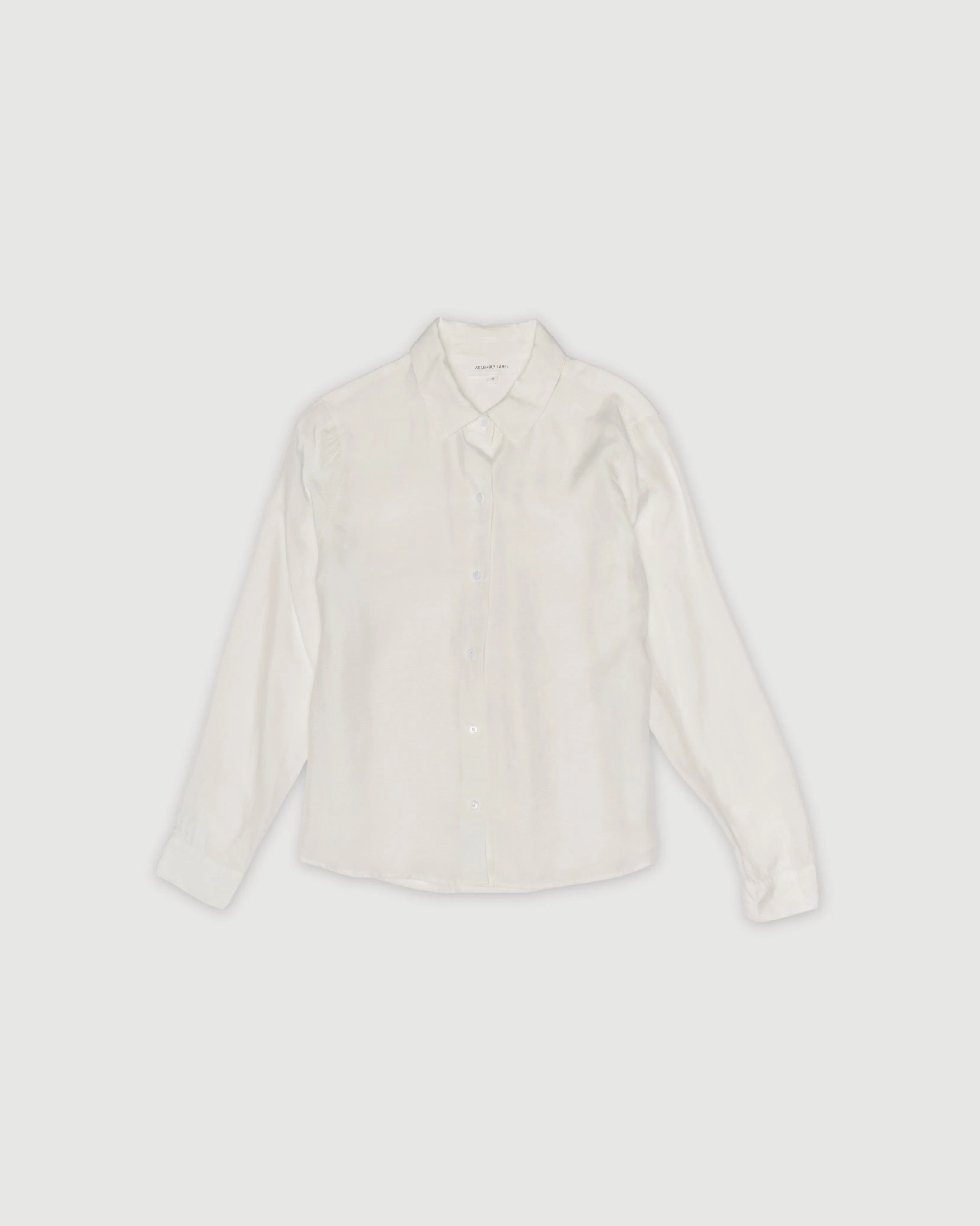 Re-Worn Womens Cotton Textured Long Sleeve Shirt sold by Assembly Label