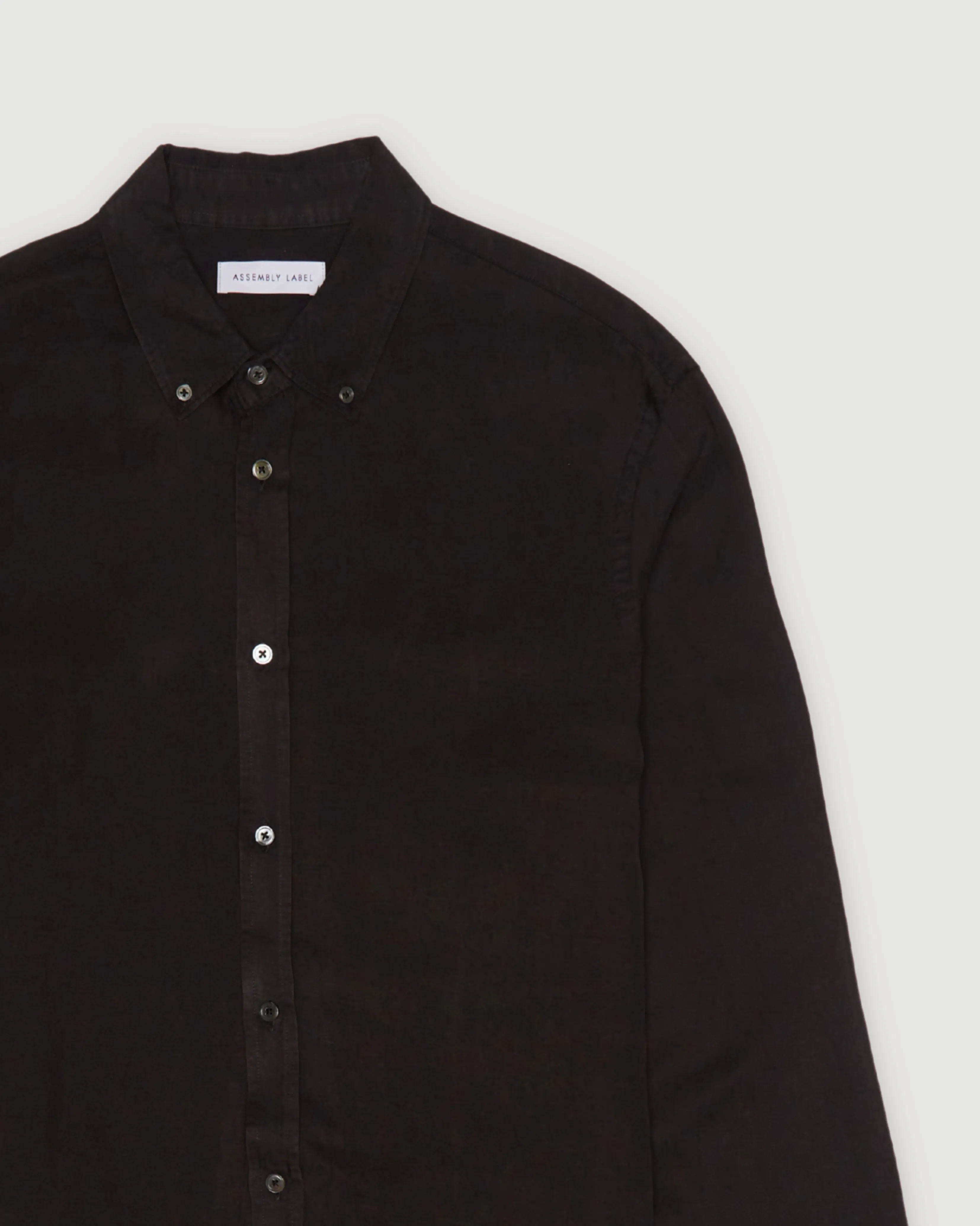 Re-Worn Mens Linen Blend Long Sleeve Shirt sold by Assembly Label product image thumbnail 2