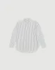 Re-Worn Womens Cotton Stripe Long Sleeve Shirt sold by Assembly Label