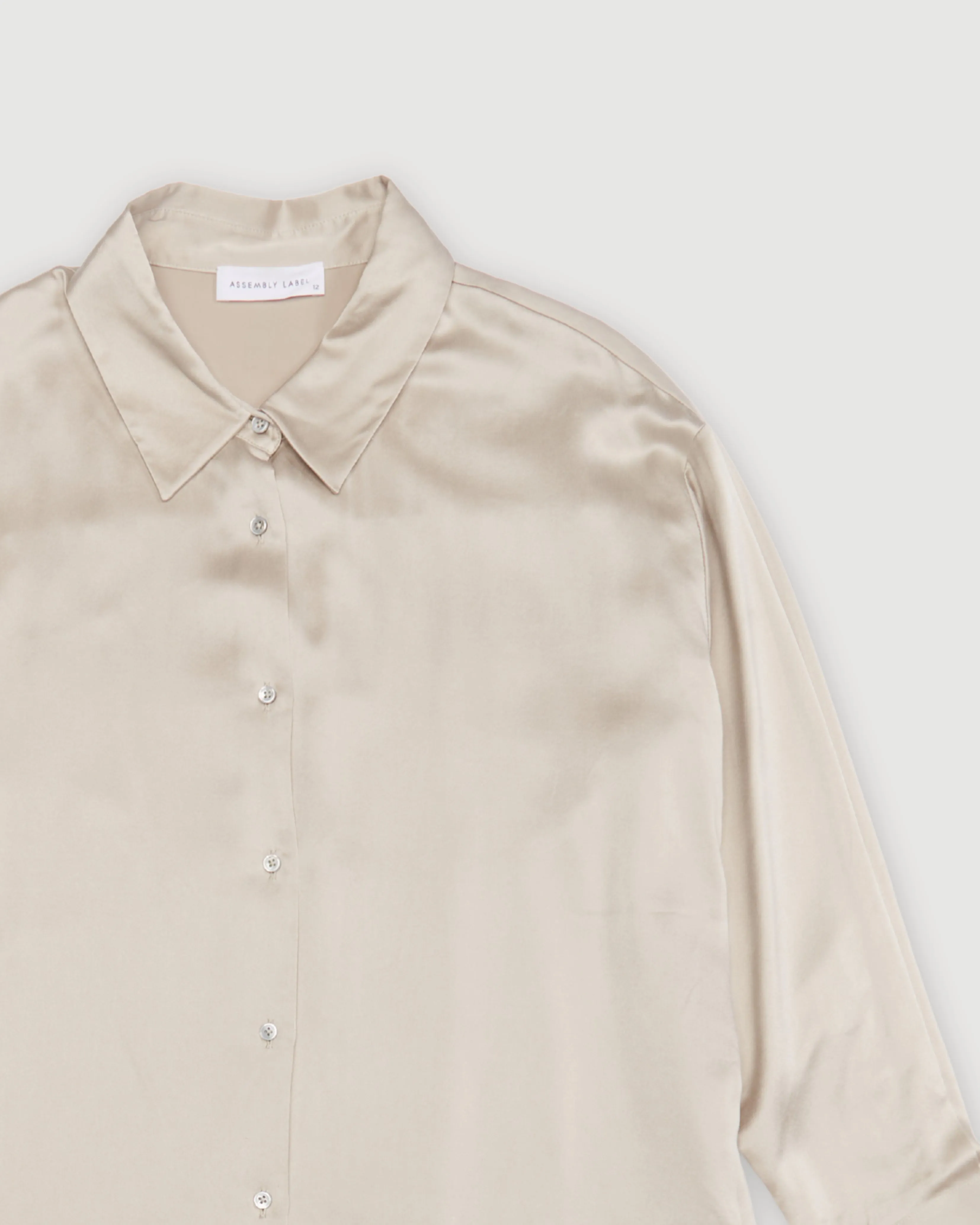 Re-Worn Womens Silk Long Sleeve Shirt sold by Assembly Label product image thumbnail 2