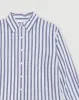Re-Worn Womens Cotton Stripe Long Sleeve Shirt sold by Assembly Label