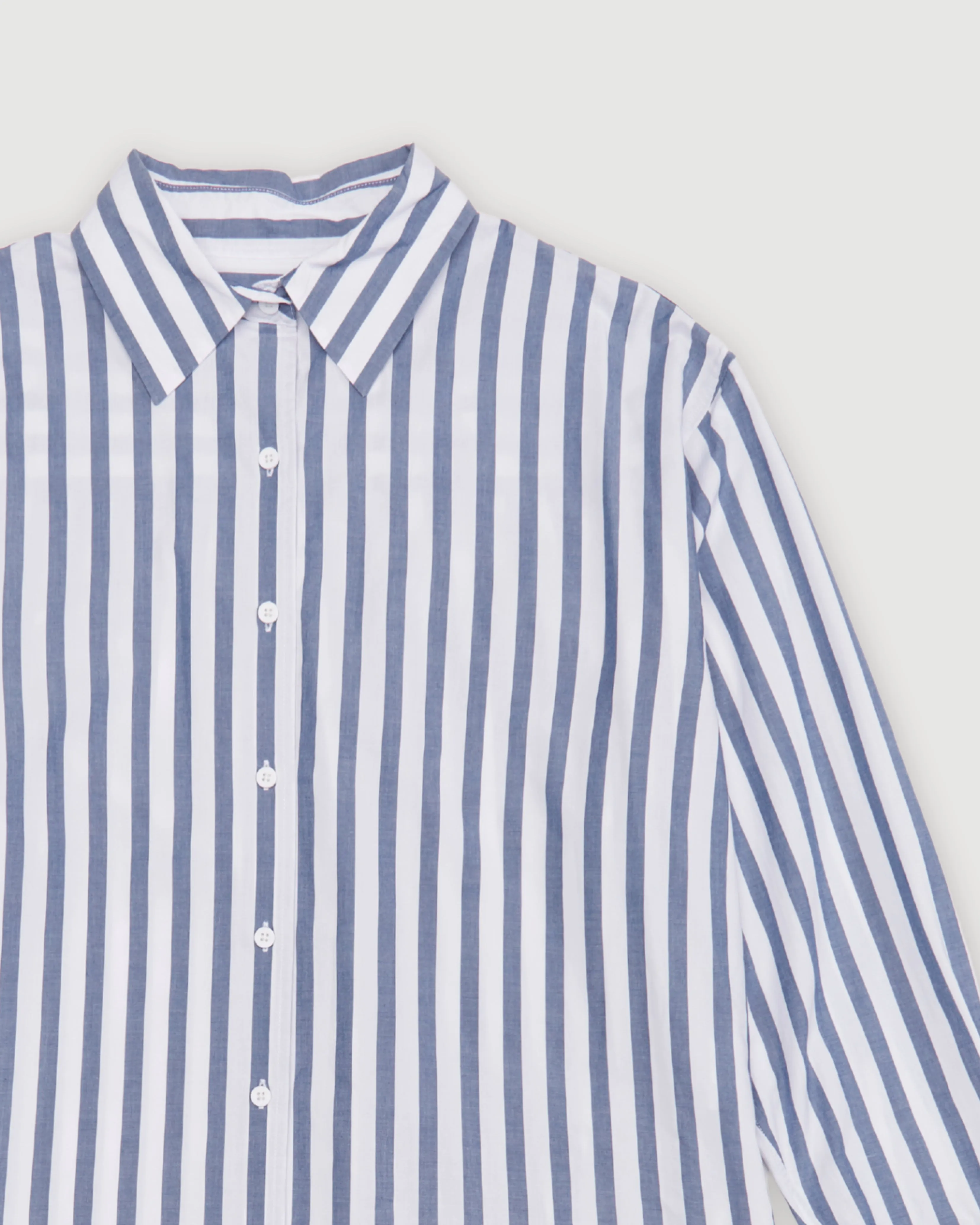 Re-Worn Womens Cotton Stripe Long Sleeve Shirt sold by Assembly Label product image thumbnail 2