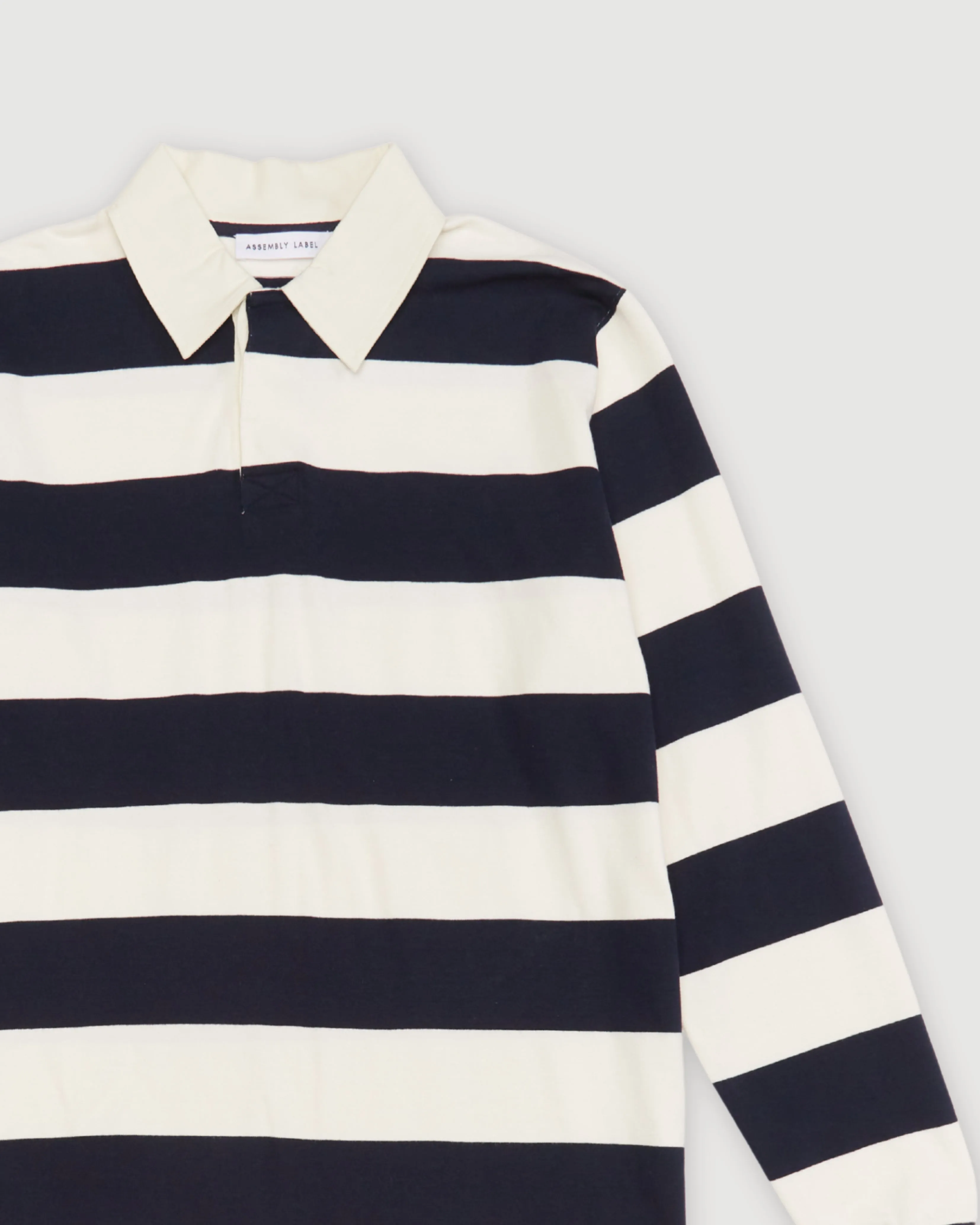 Re-Worn Mens Cotton Stripe Long Sleeve Shirt sold by Assembly Label product image thumbnail 2