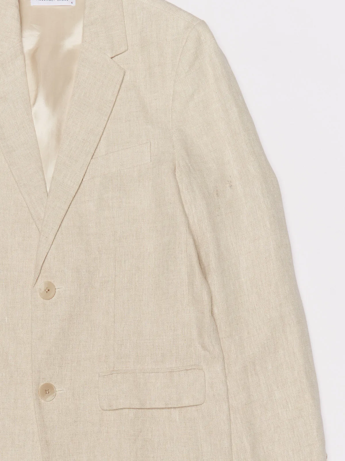 Re-Worn Womens Linen Jacket sold by Assembly Label product image thumbnail 2
