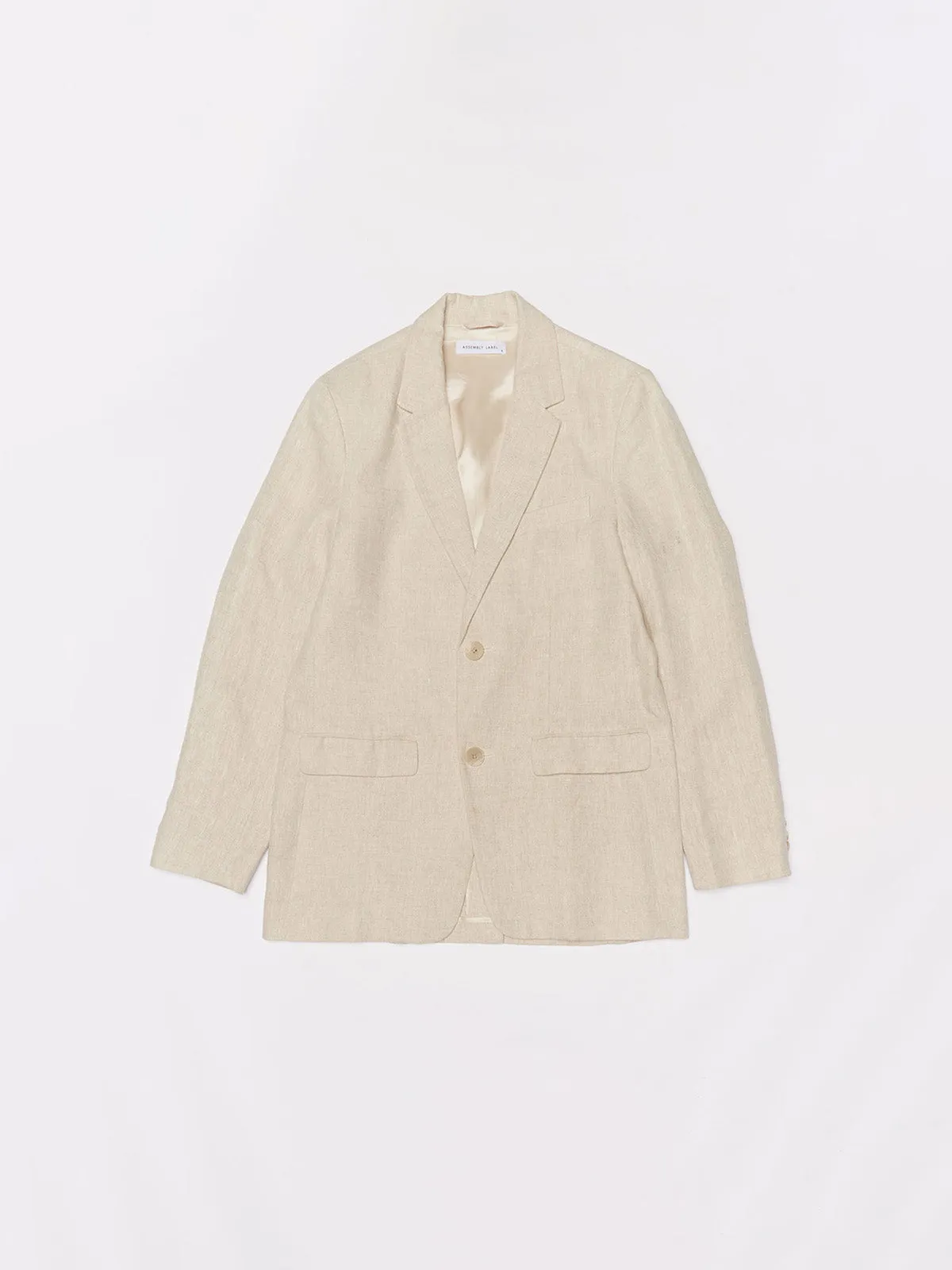 Re-Worn Womens Linen Jacket sold by Assembly Label