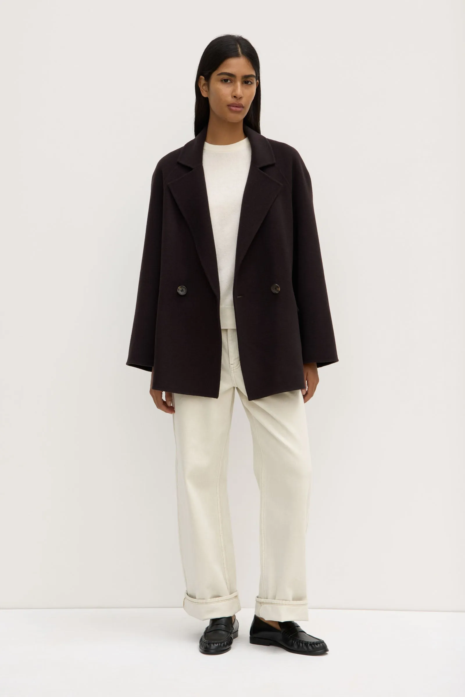 Katya Double Breasted Wool Coat sold by Assembly Label