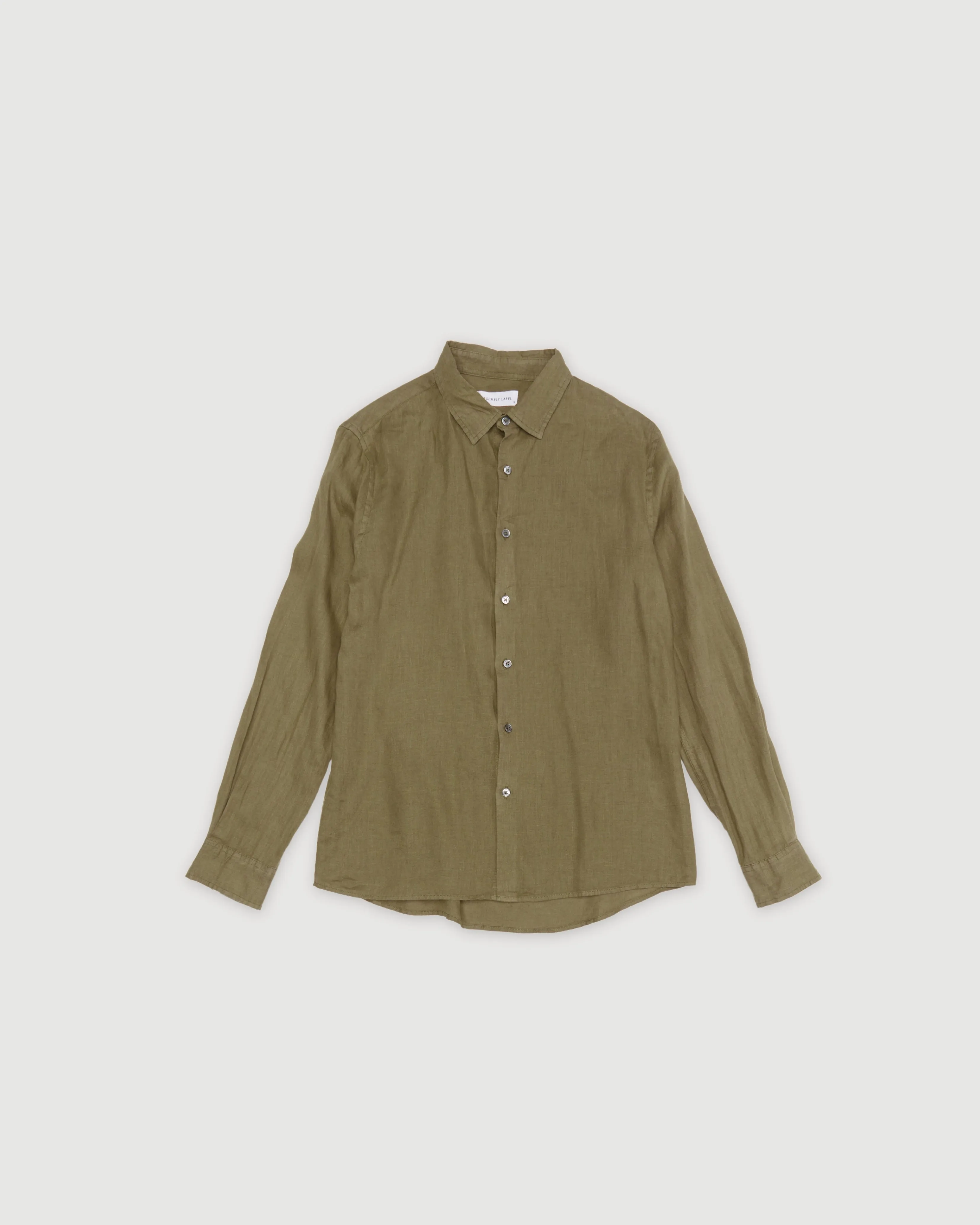 Re-Worn Mens Linen Textured Long Sleeve Shirt sold by Assembly Label