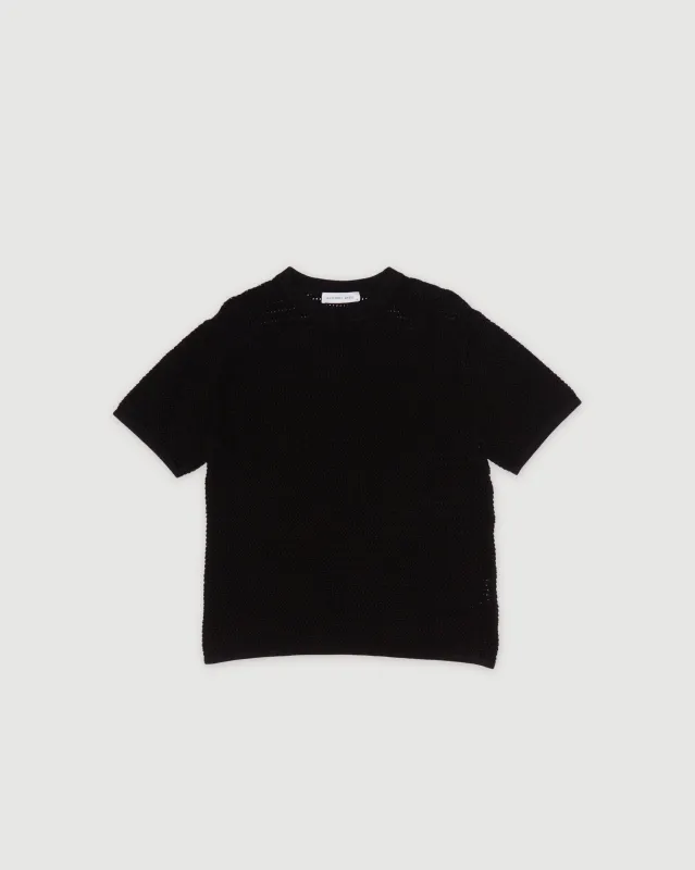 Re-Worn Womens Cotton Blend Textured Knit Shirt sold by Assembly Label