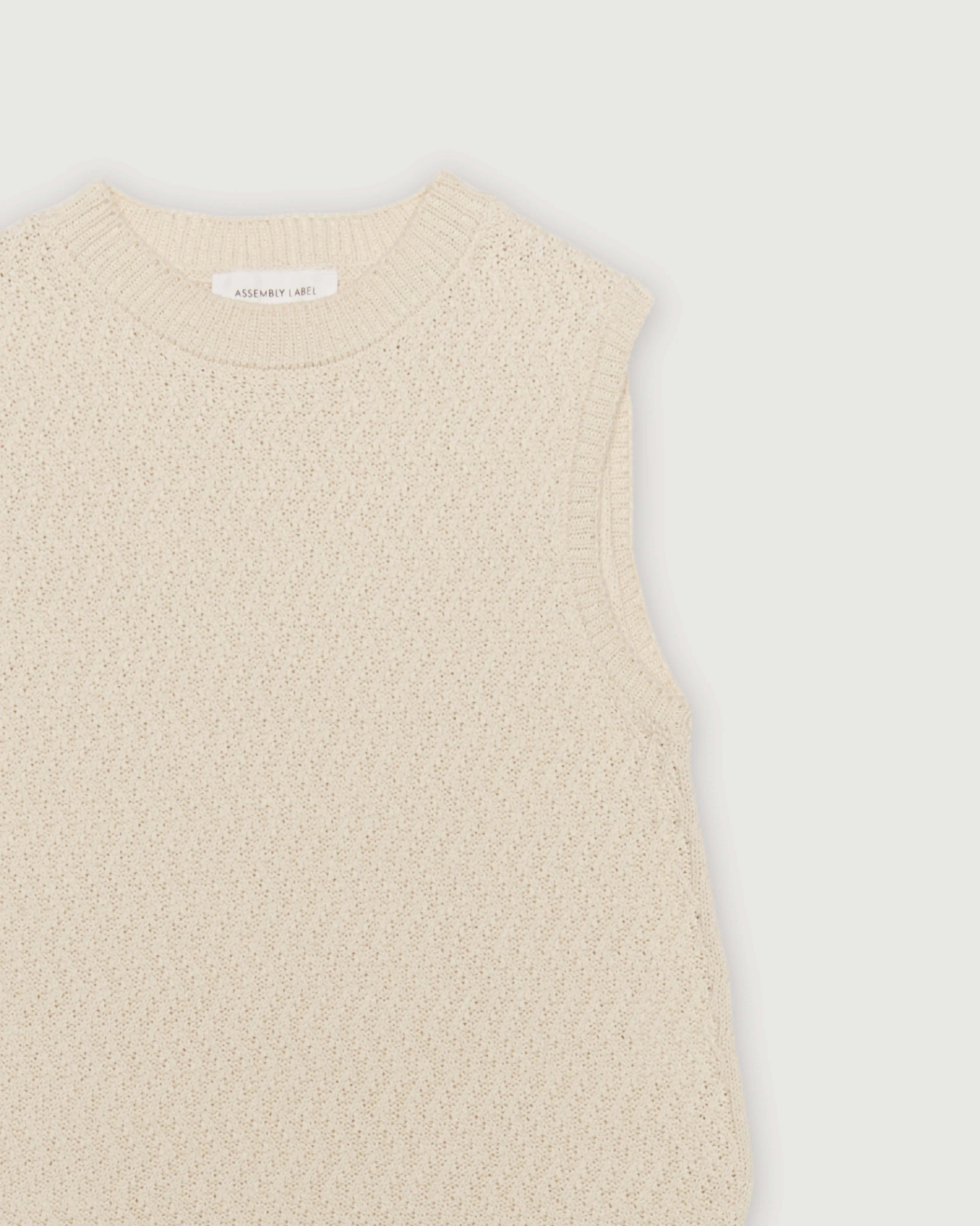 Re-Worn Womens Cotton Textured Sweater sold by Assembly Label product image thumbnail 2