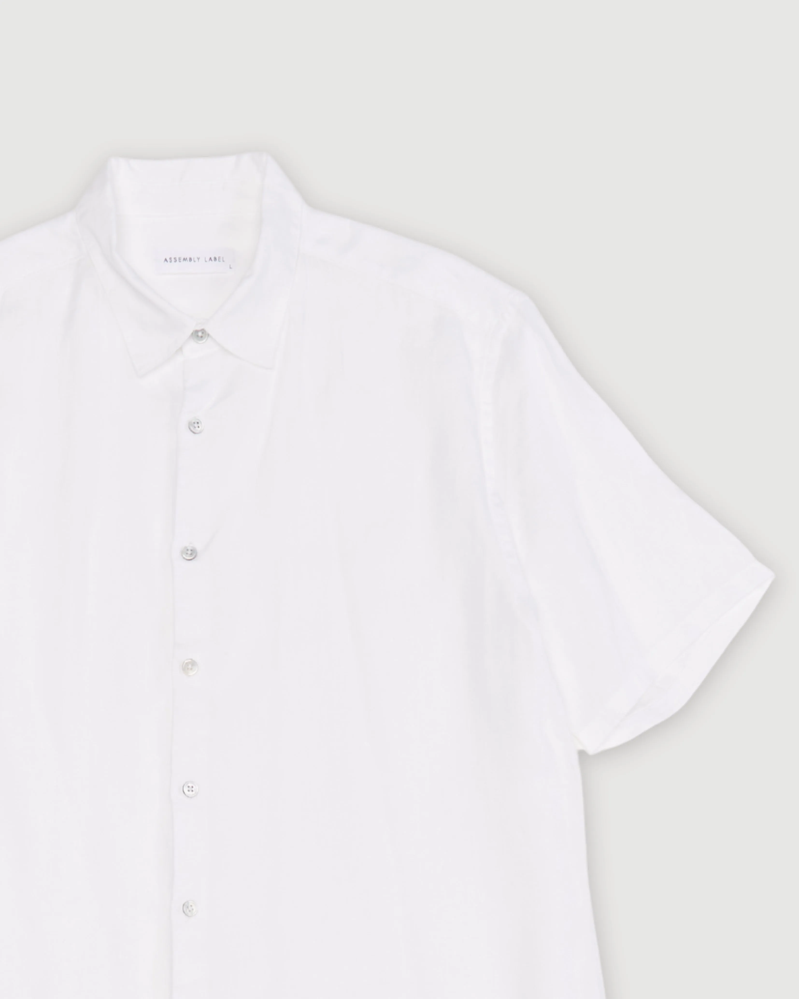 Re-Worn Mens Linen Shirt sold by Assembly Label product image thumbnail 2