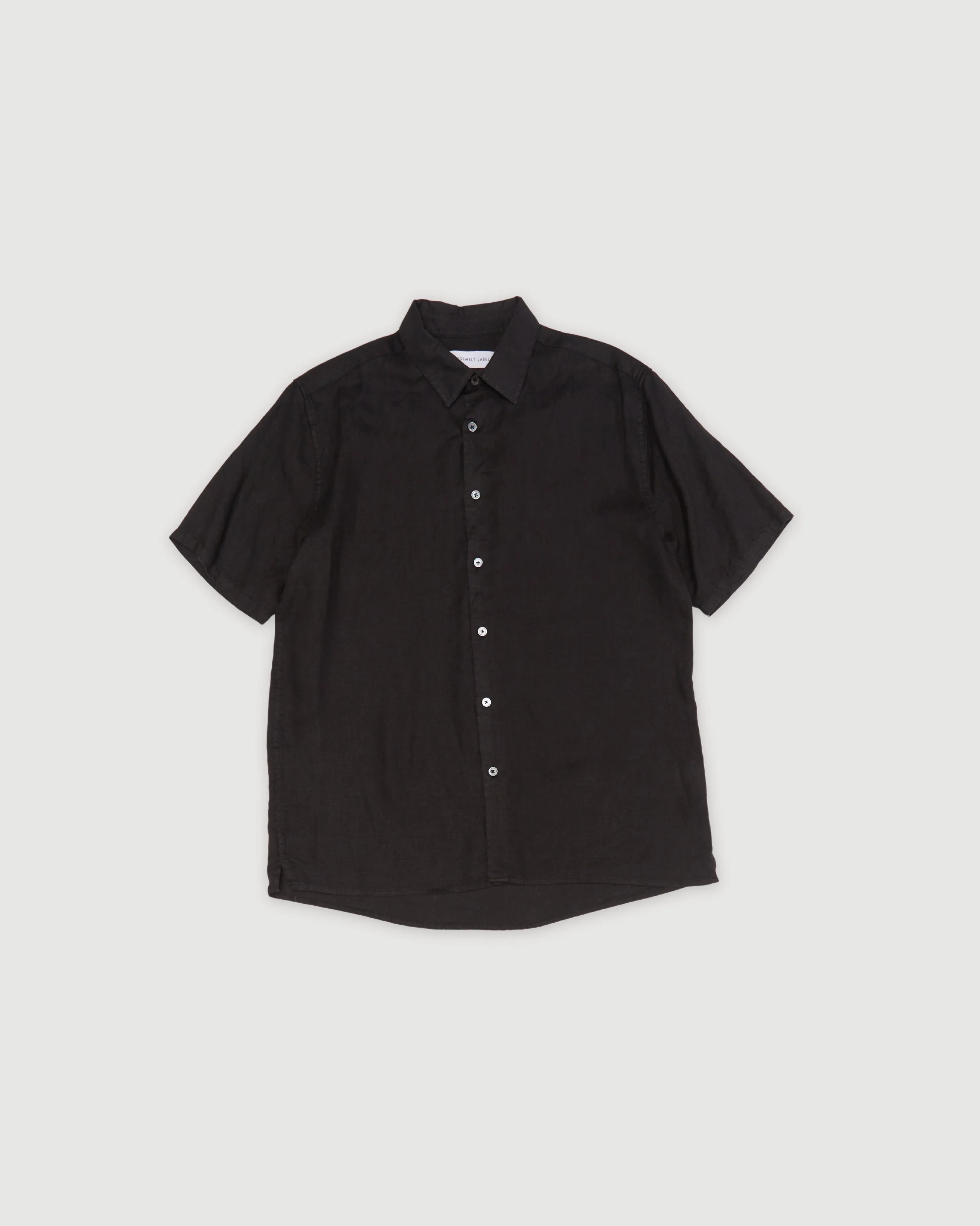 Re-Worn Mens Linen Short Sleeve Shirt sold by Assembly Label
