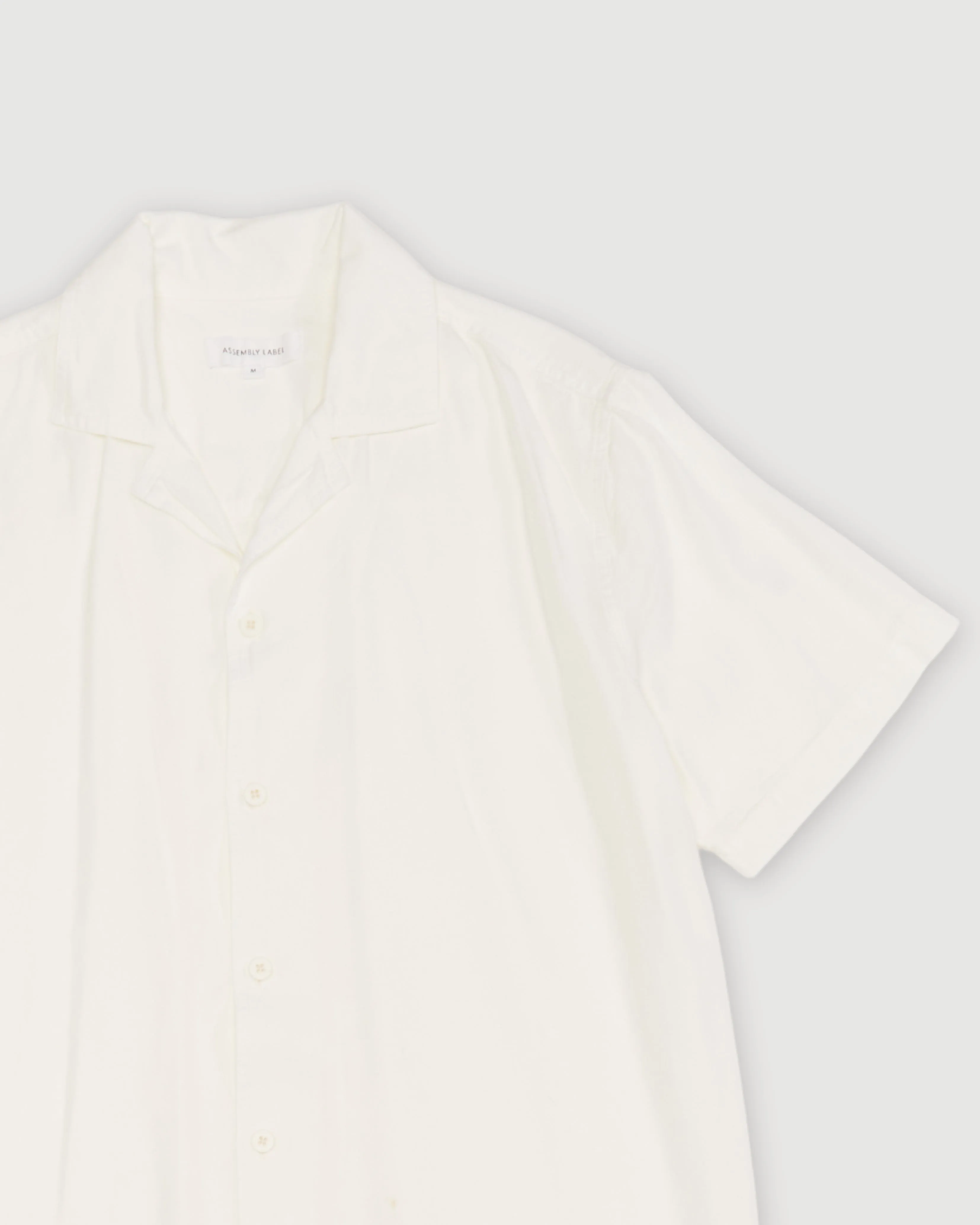 Re-Worn Mens Linen Blend Short Sleeve Shirt sold by Assembly Label product image thumbnail 2