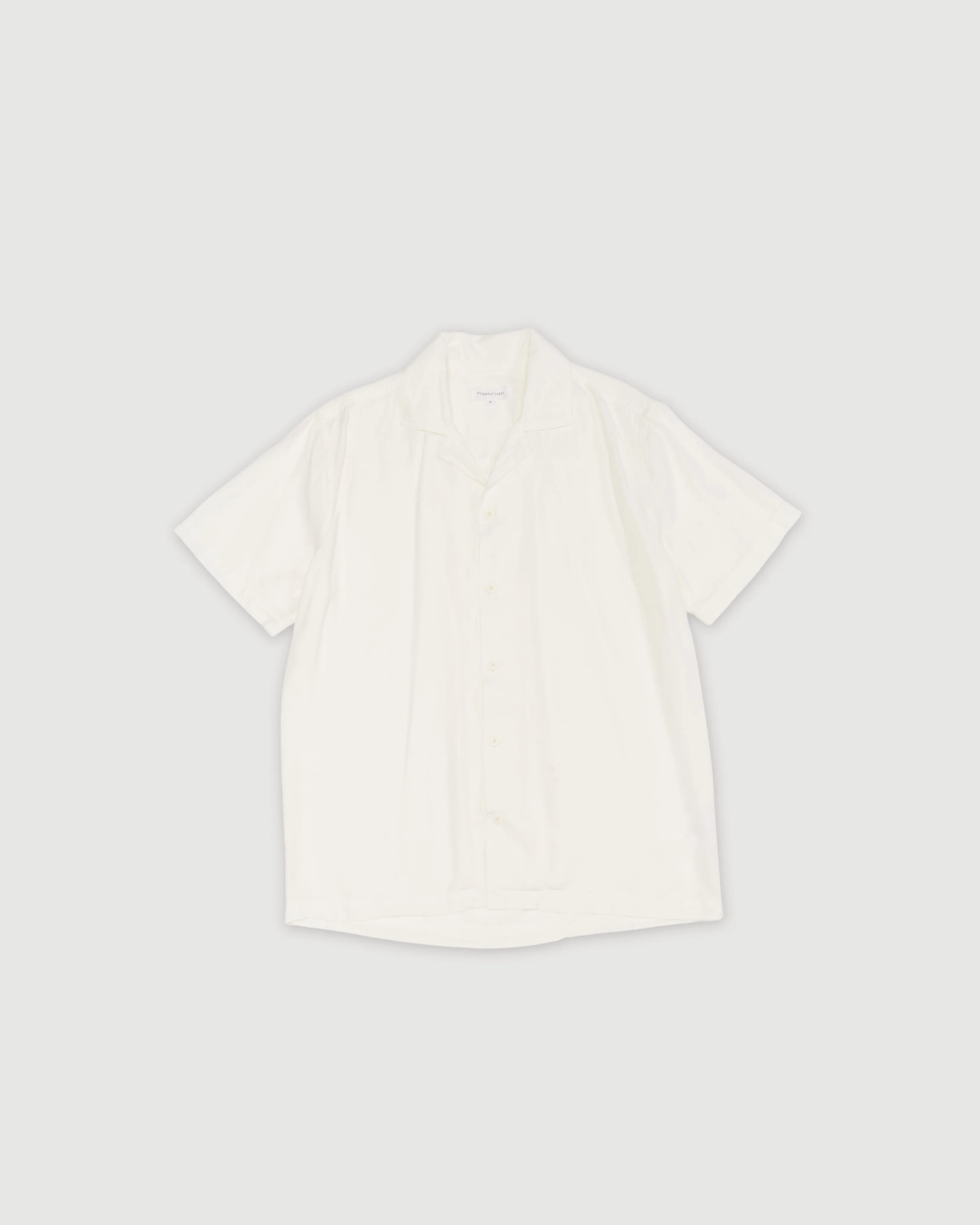 Re-Worn Mens Linen Blend Short Sleeve Shirt sold by Assembly Label