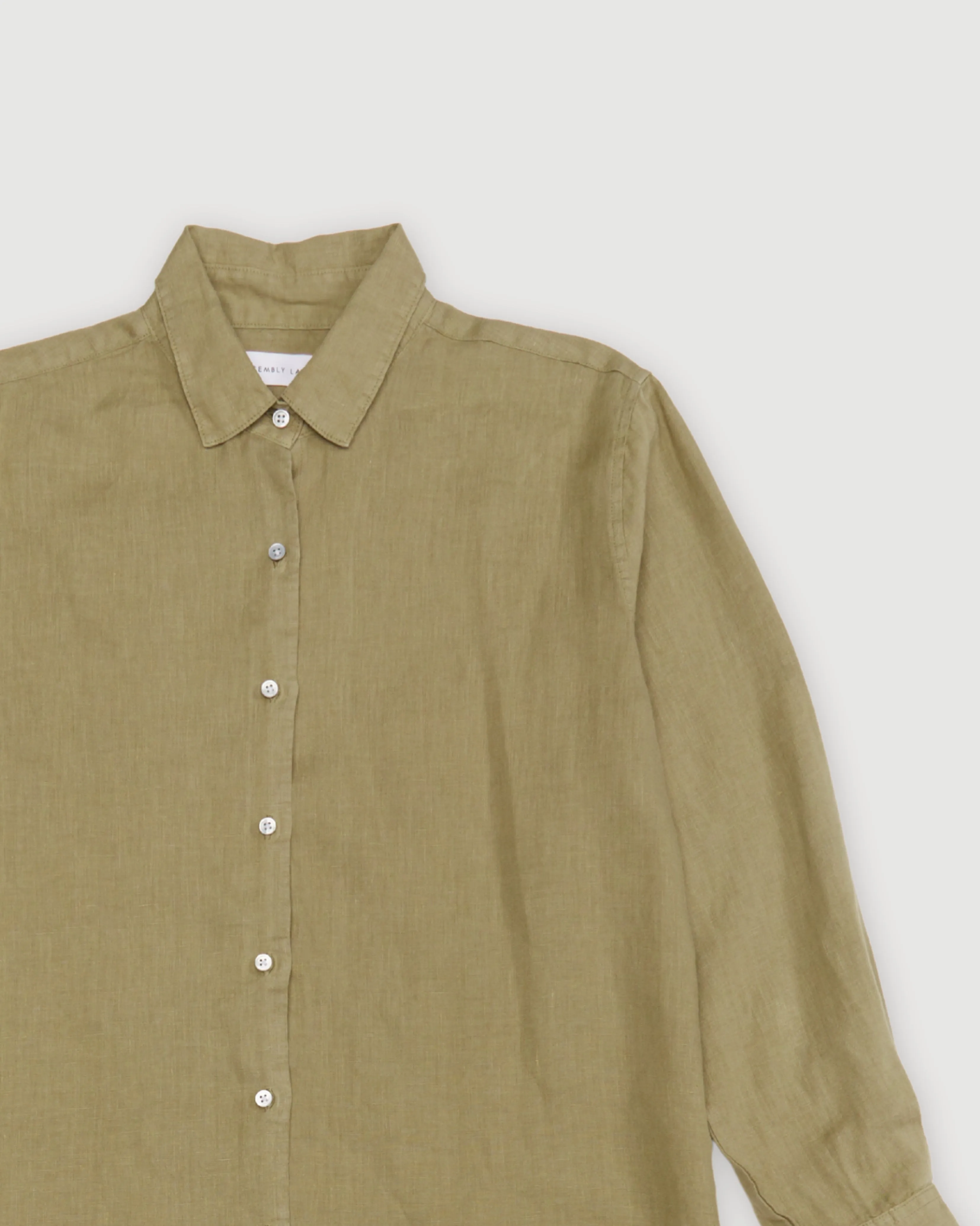 Re-Worn Womens Linen Long Sleeve Shirt sold by Assembly Label product image thumbnail 2