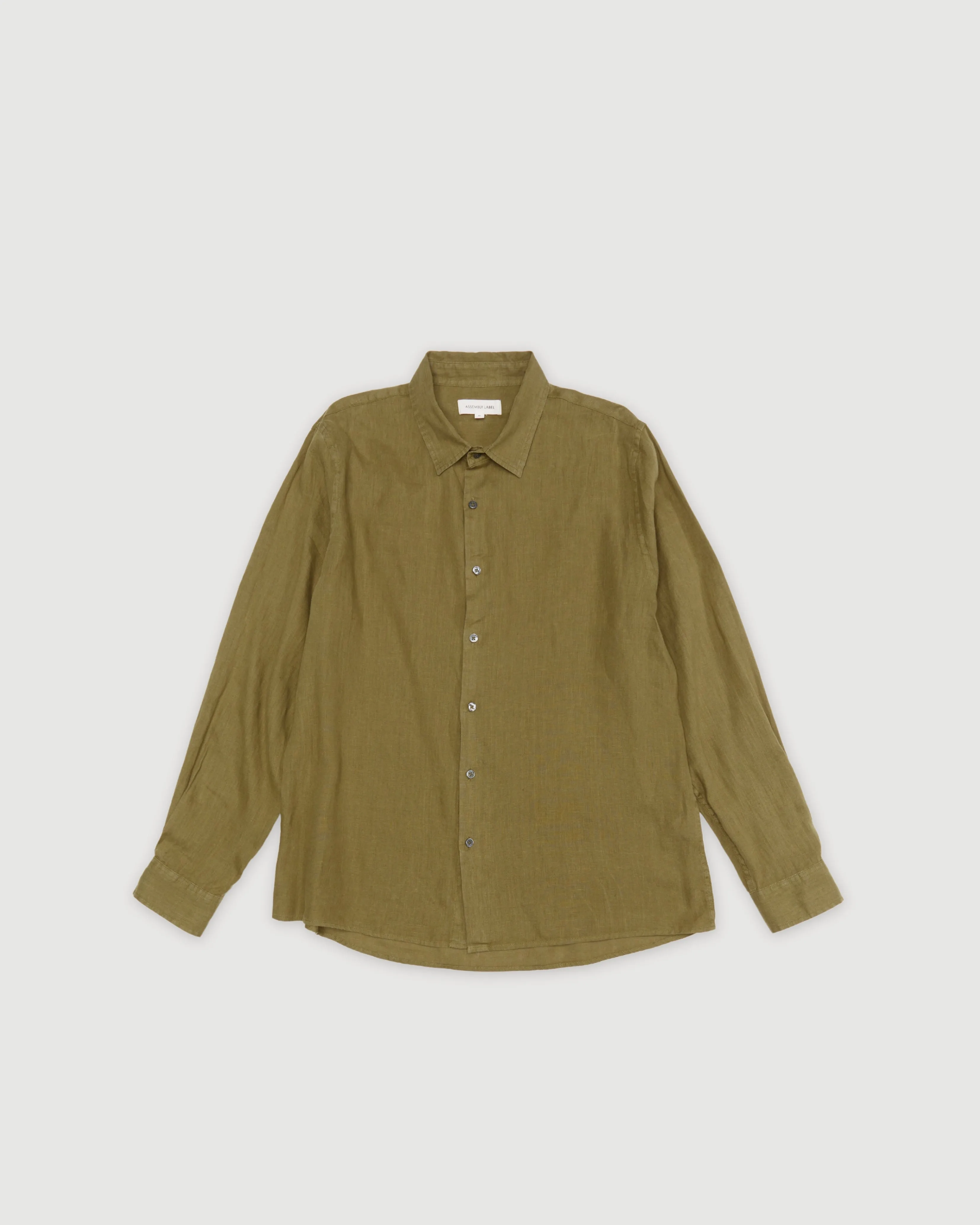 Re-Worn Mens Linen Long Sleeve Shirt sold by Assembly Label