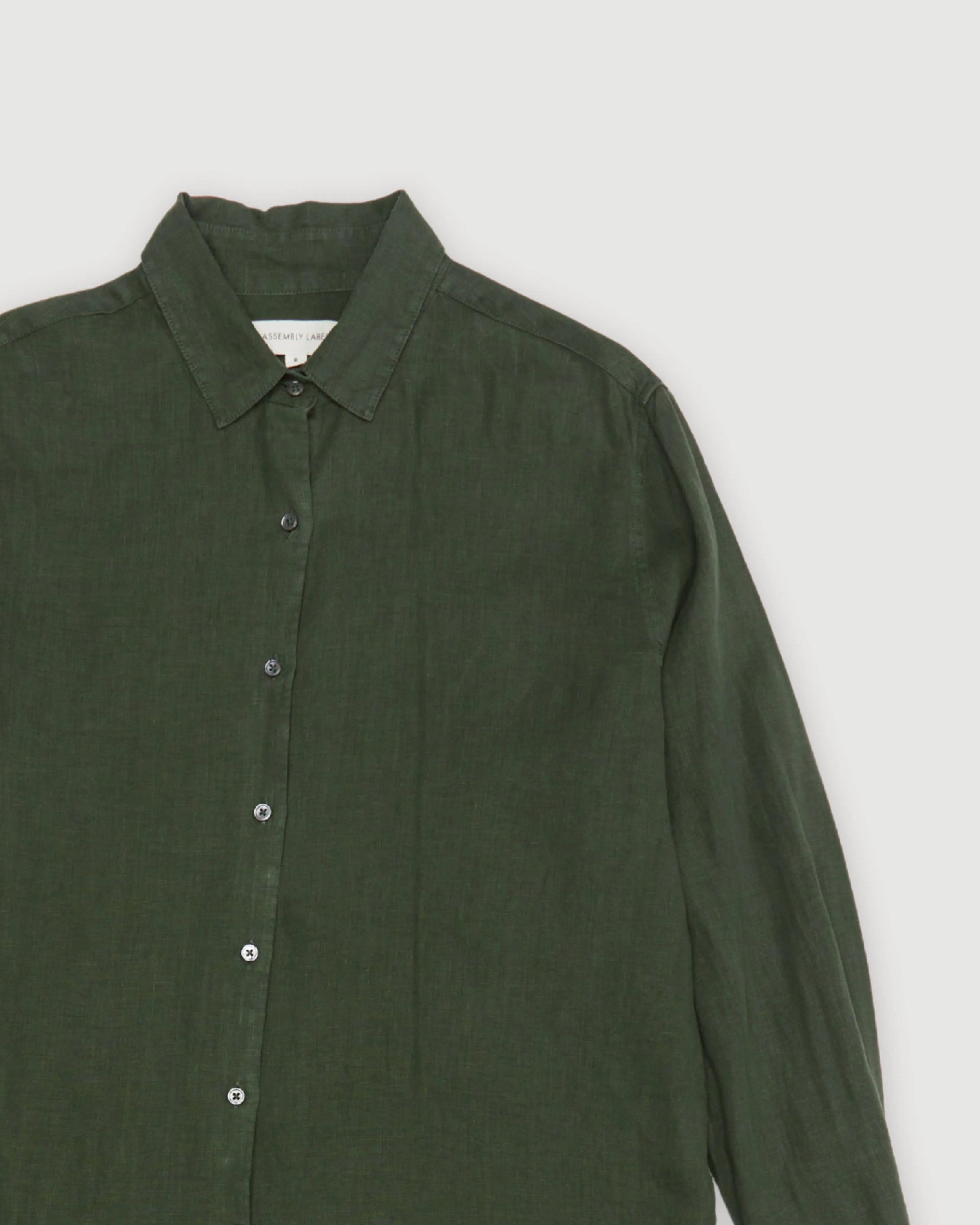 Re-Worn Womens Linen Long Sleeve Shirt sold by Assembly Label product image thumbnail 2