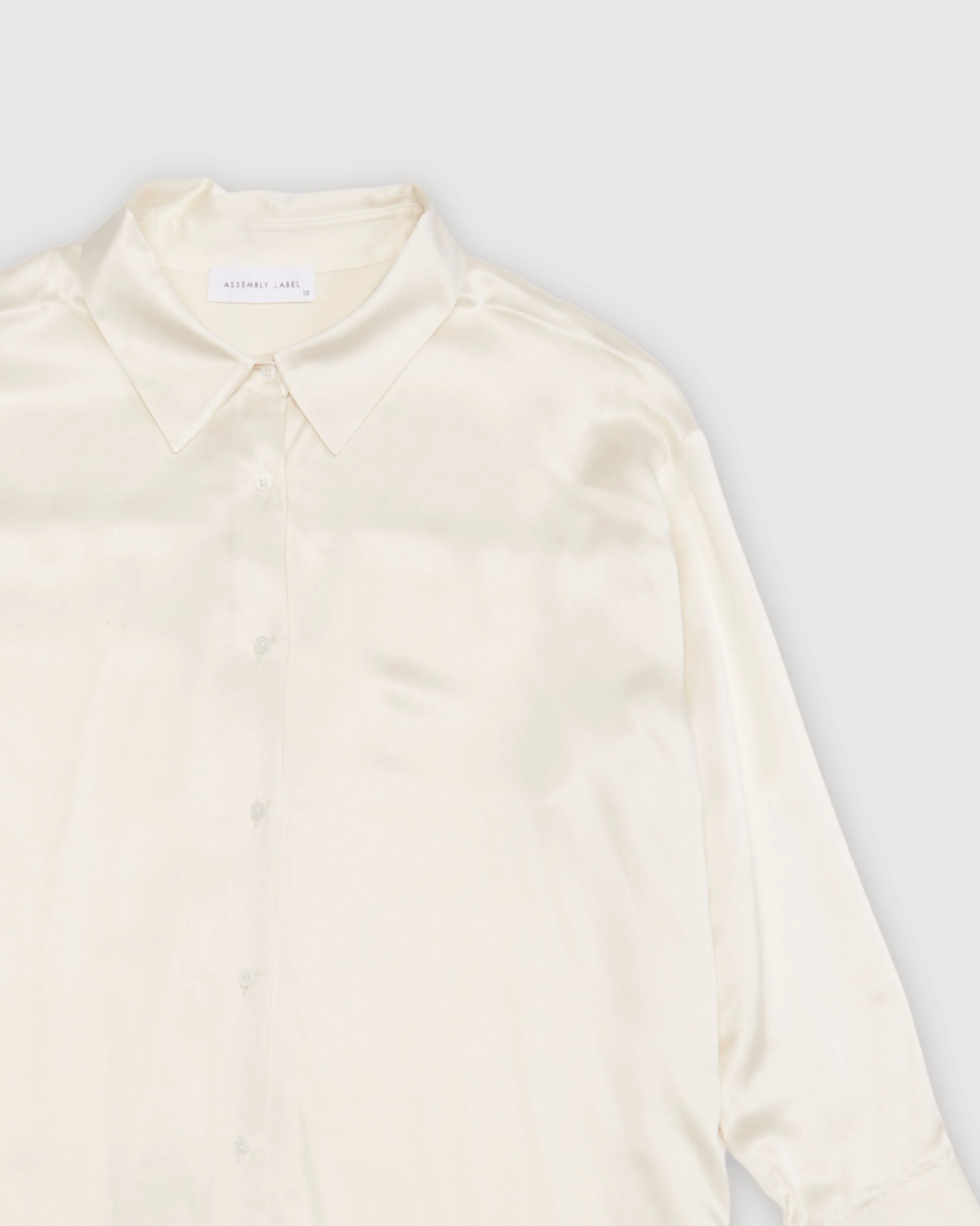 Re-Worn Womens Silk Long Sleeve Shirt sold by Assembly Label product image thumbnail 2
