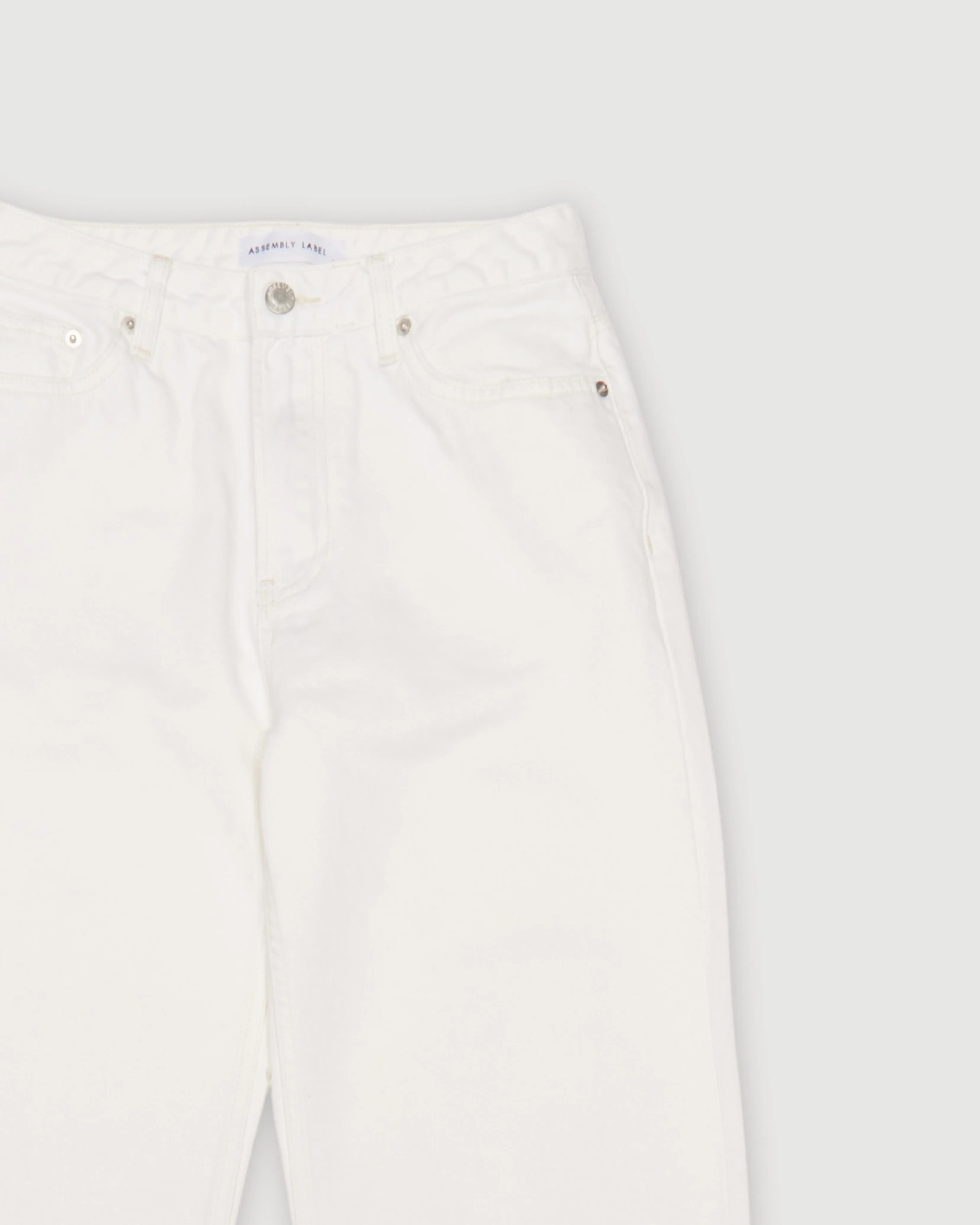 Re-Worn Cotton Denim Wide Leg Jean sold by Assembly Label product image thumbnail 2