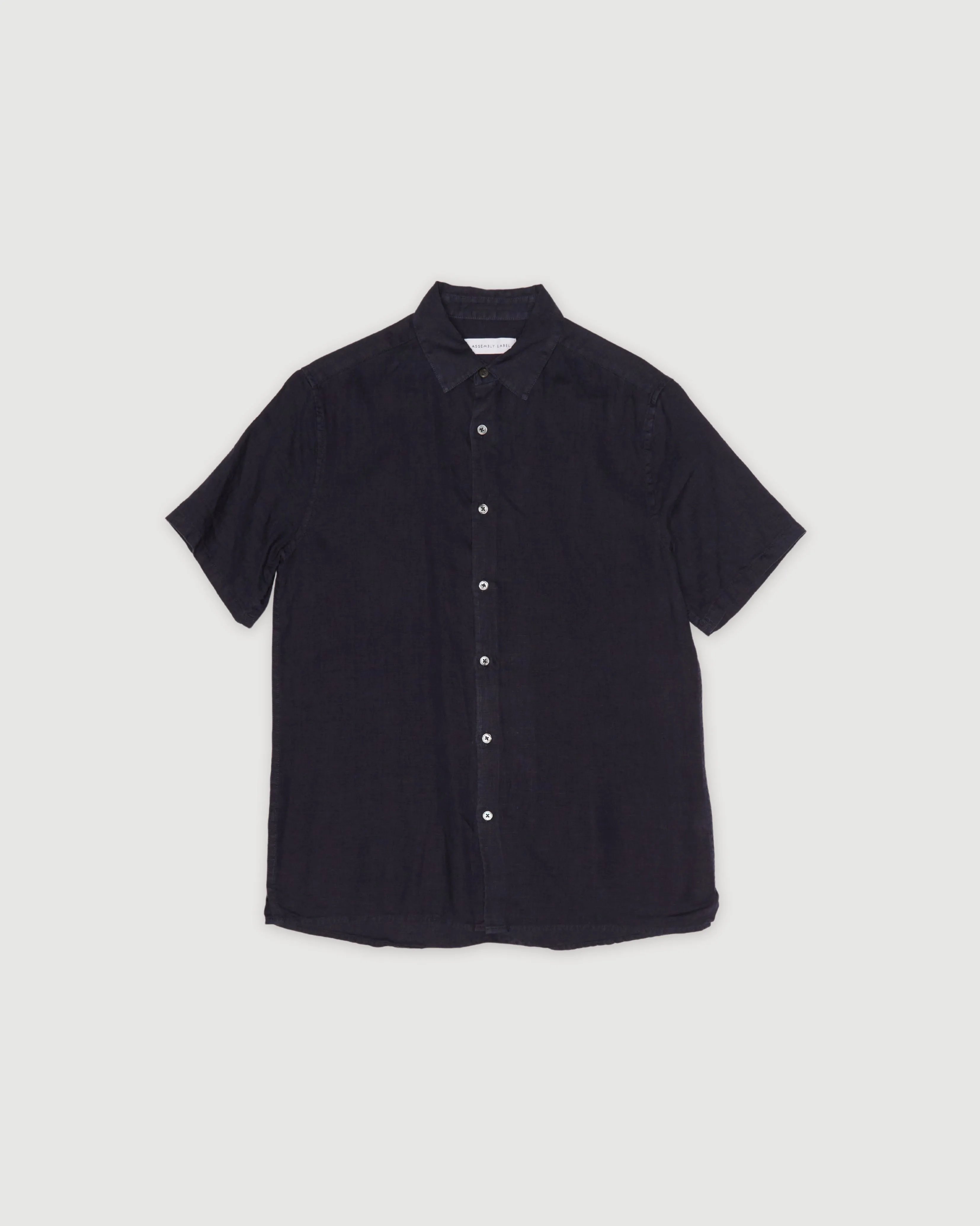 Re-Worn Mens Linen Short Sleeve Shirt sold by Assembly Label