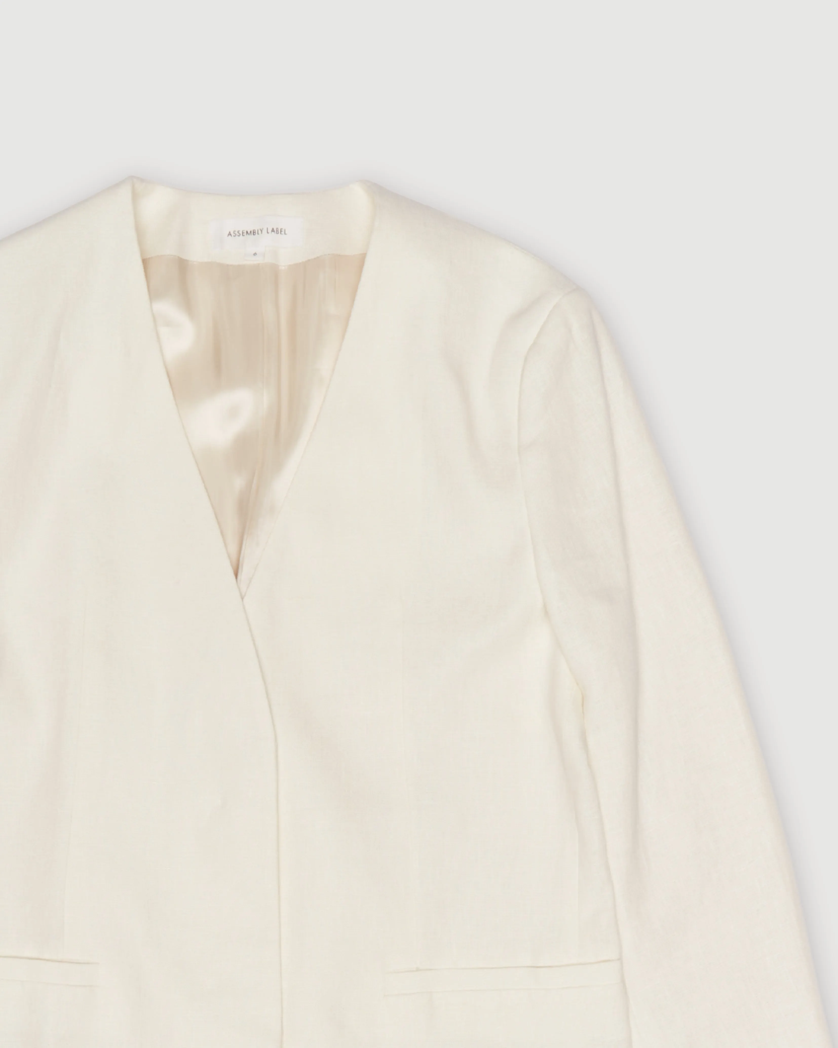 Re-Worn Linen Jacket sold by Assembly Label product image thumbnail 2