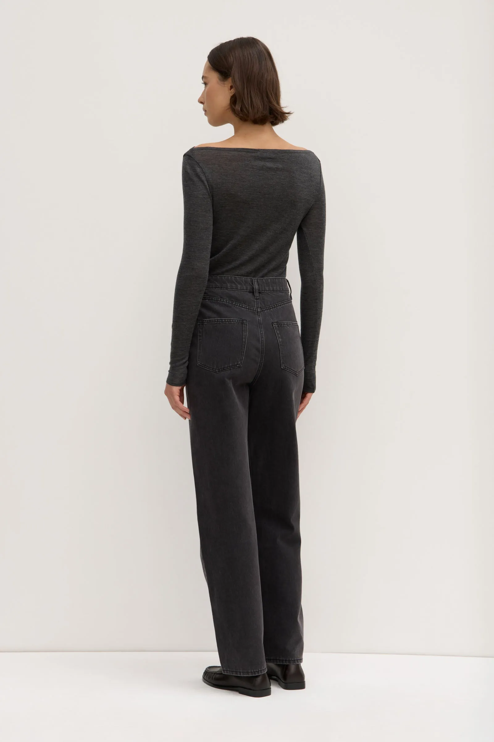 High Waist Straight Jean sold by Assembly Label product image thumbnail 4