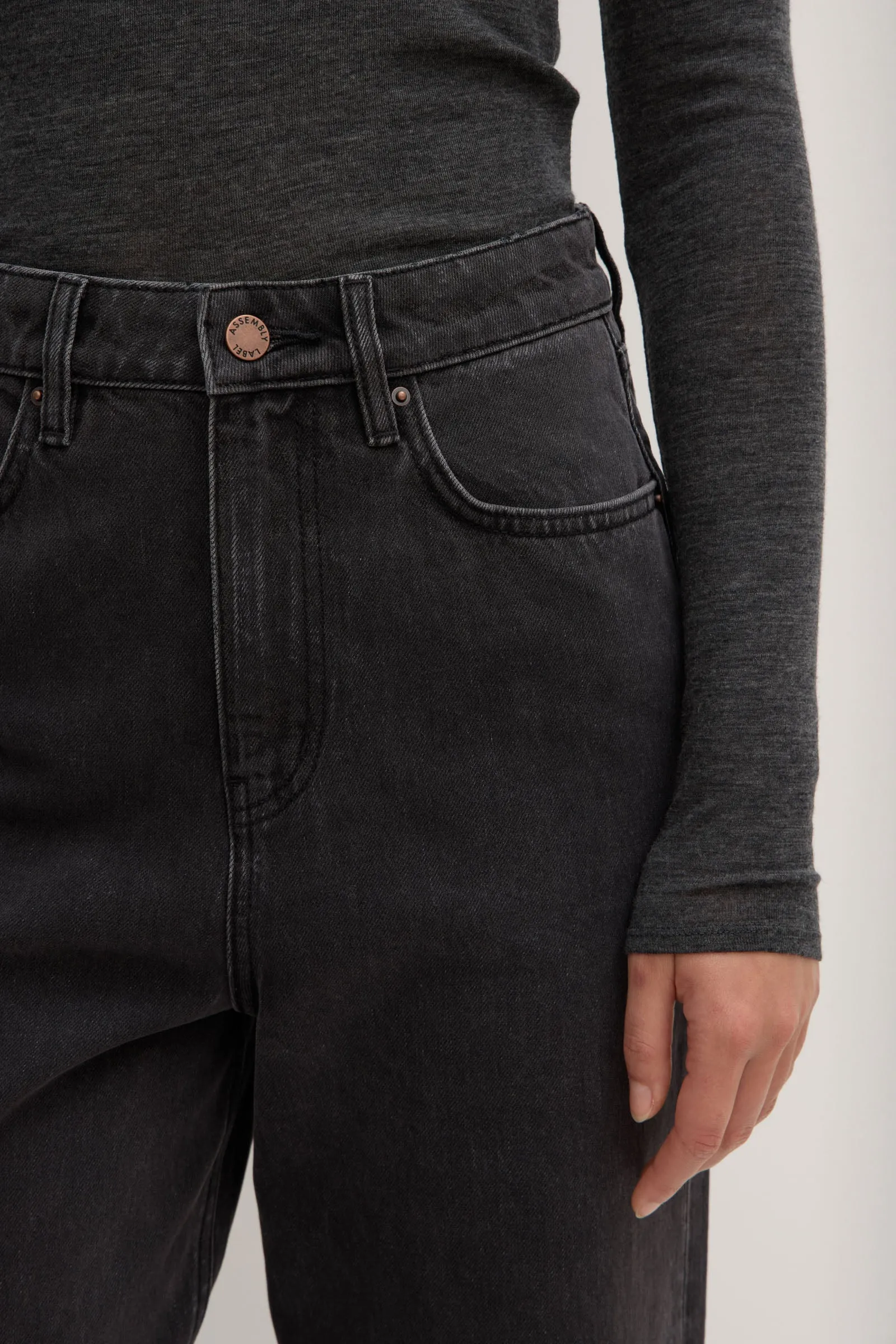 High Waist Straight Jean sold by Assembly Label product image thumbnail 5