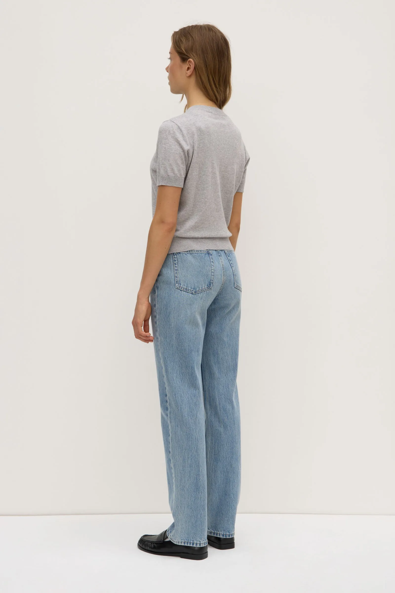 Semra Cotton Cashmere Short Sleeve Cardigan sold by Assembly Label product image thumbnail 3