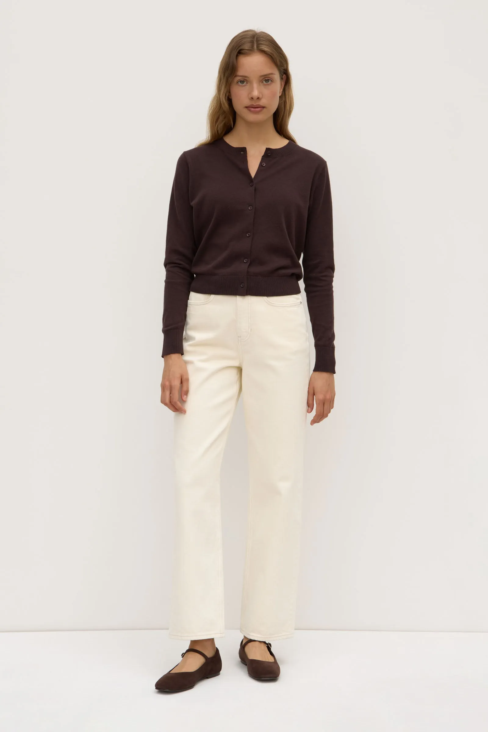 Semra Cotton Cashmere Cardigan sold by Assembly Label